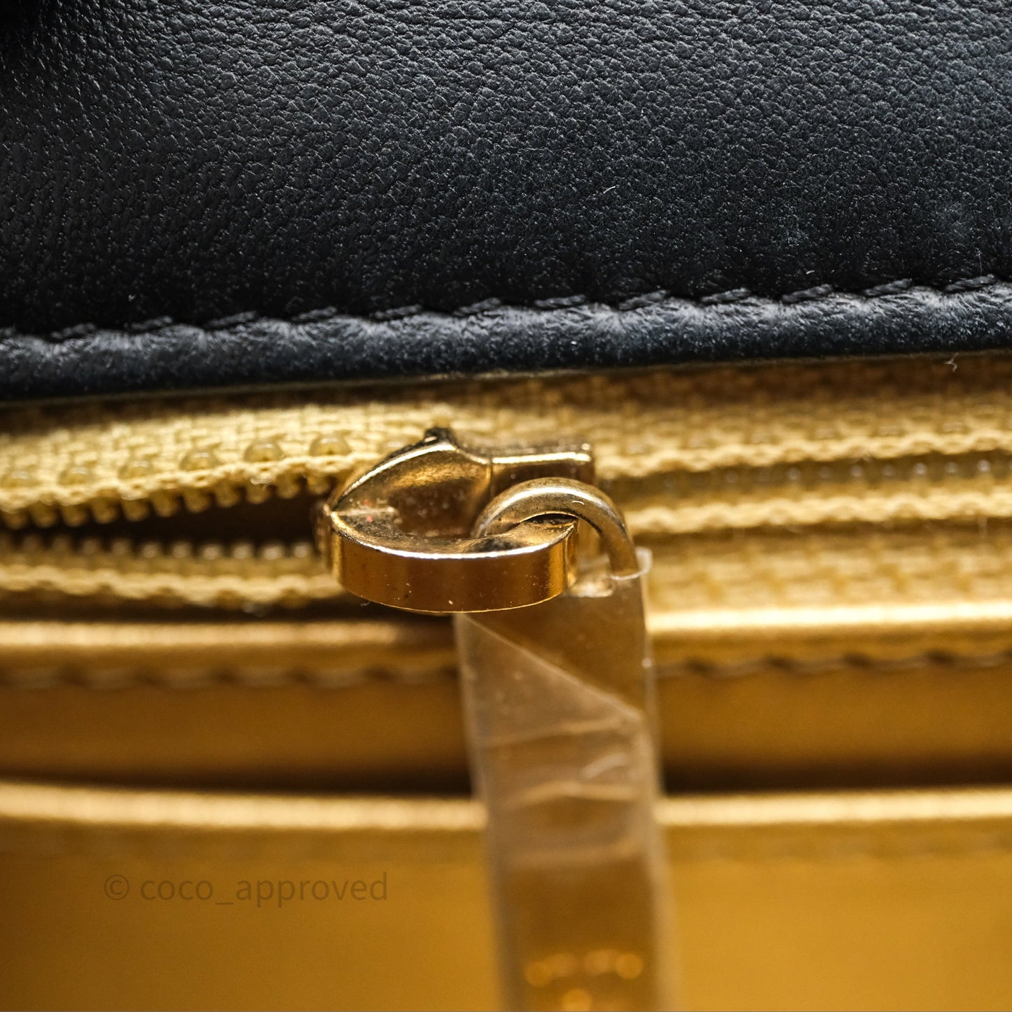 Chanel Mini Rectangular Pearl Crush Quilted Black Lambskin Aged Gold Hardware