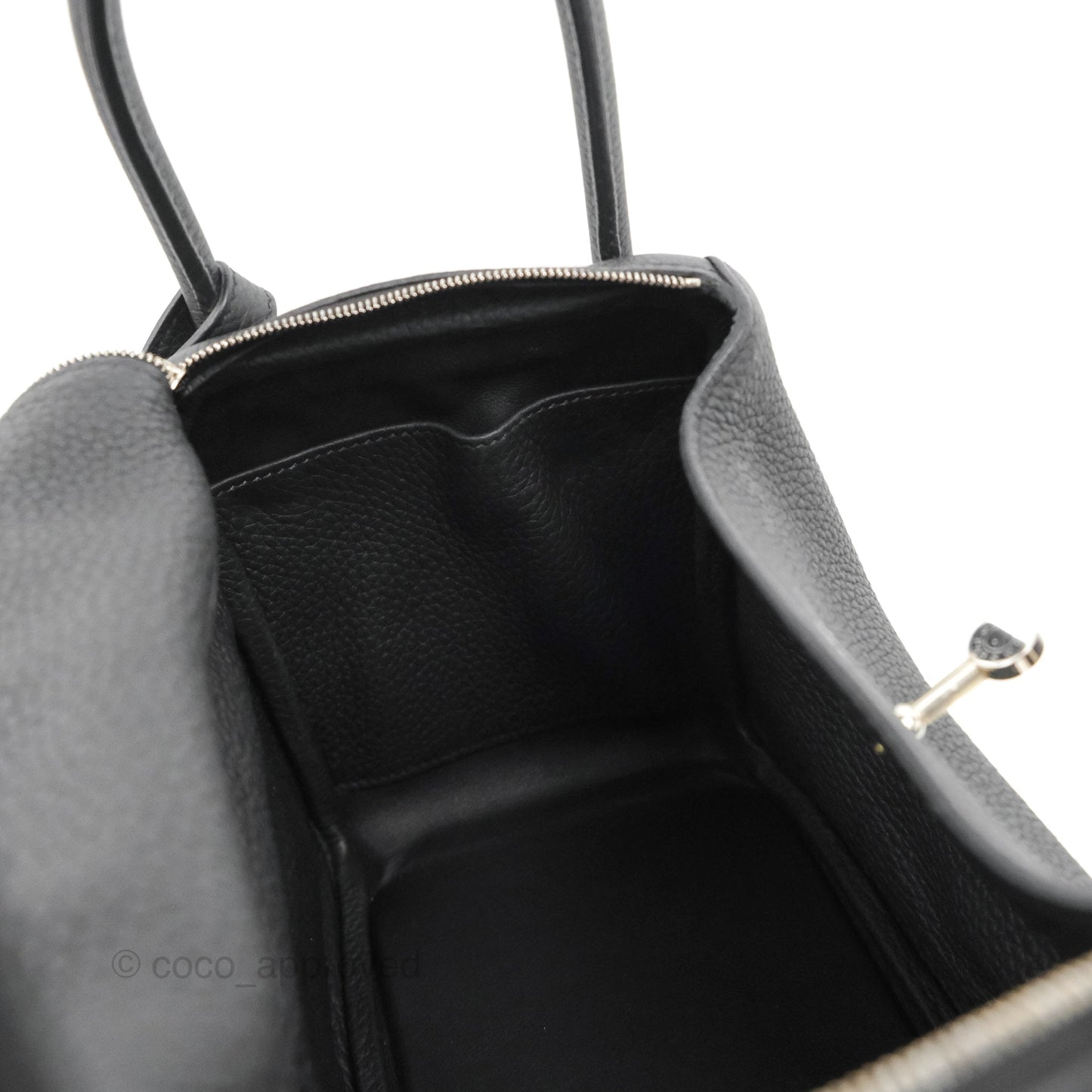 Hermès Lindy 26 Black Taurillon Clemence Palladium Hardware