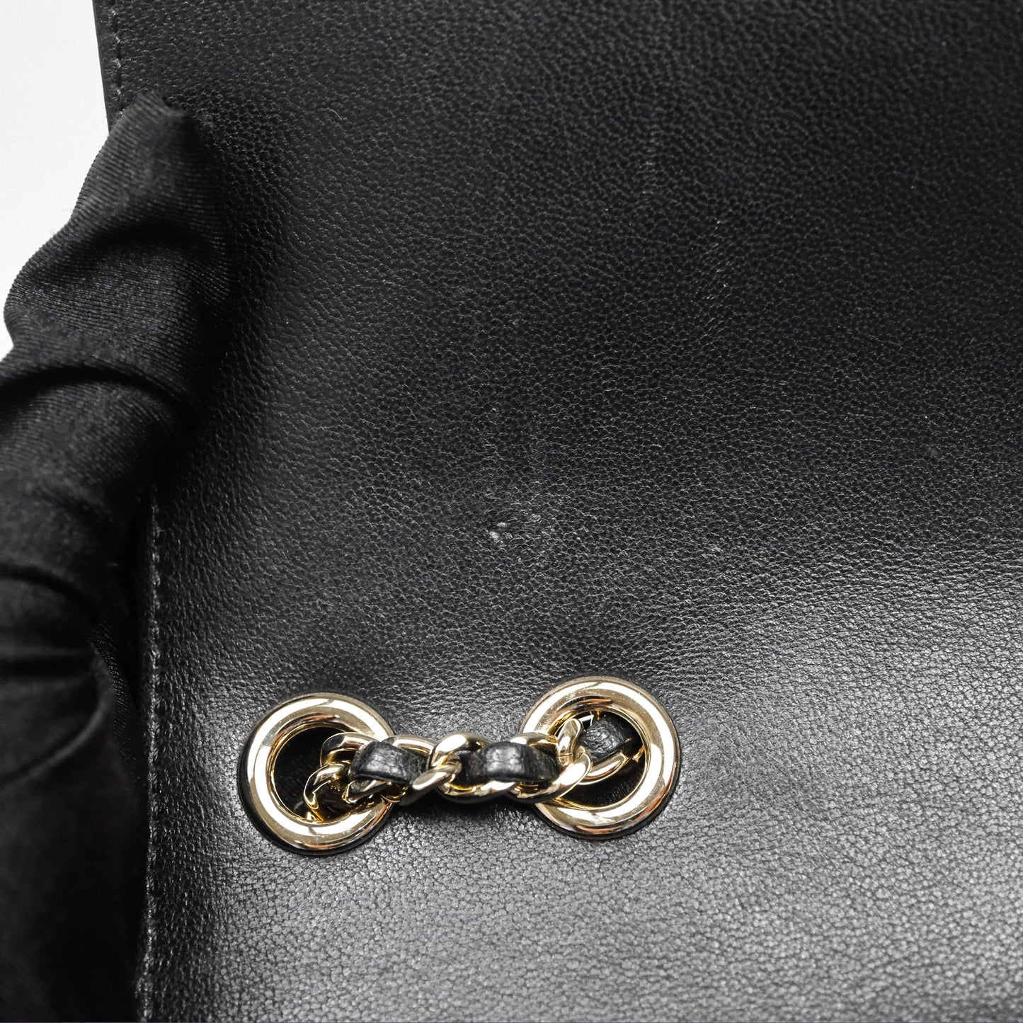 Chanel Beauty Lock Flap Bag Black Calfskin Gold Hardware