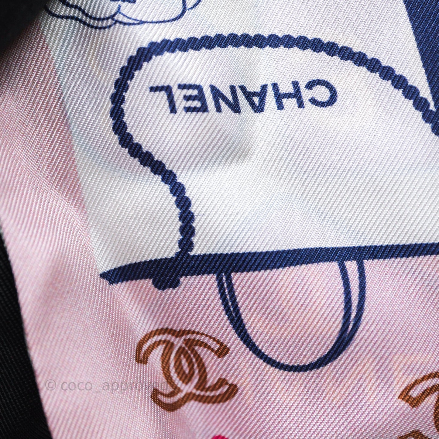 Chanel Bow Silk Hair Accessory Pink