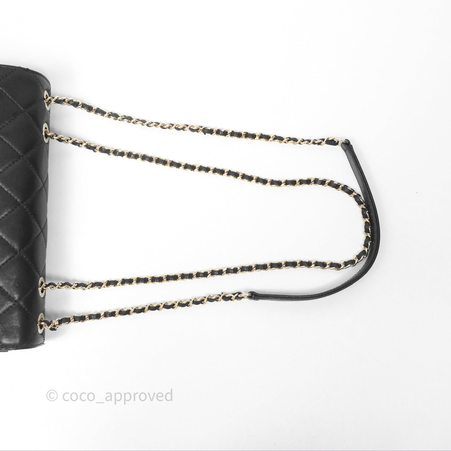Chanel Beauty Lock Flap Bag Black Calfskin Gold Hardware