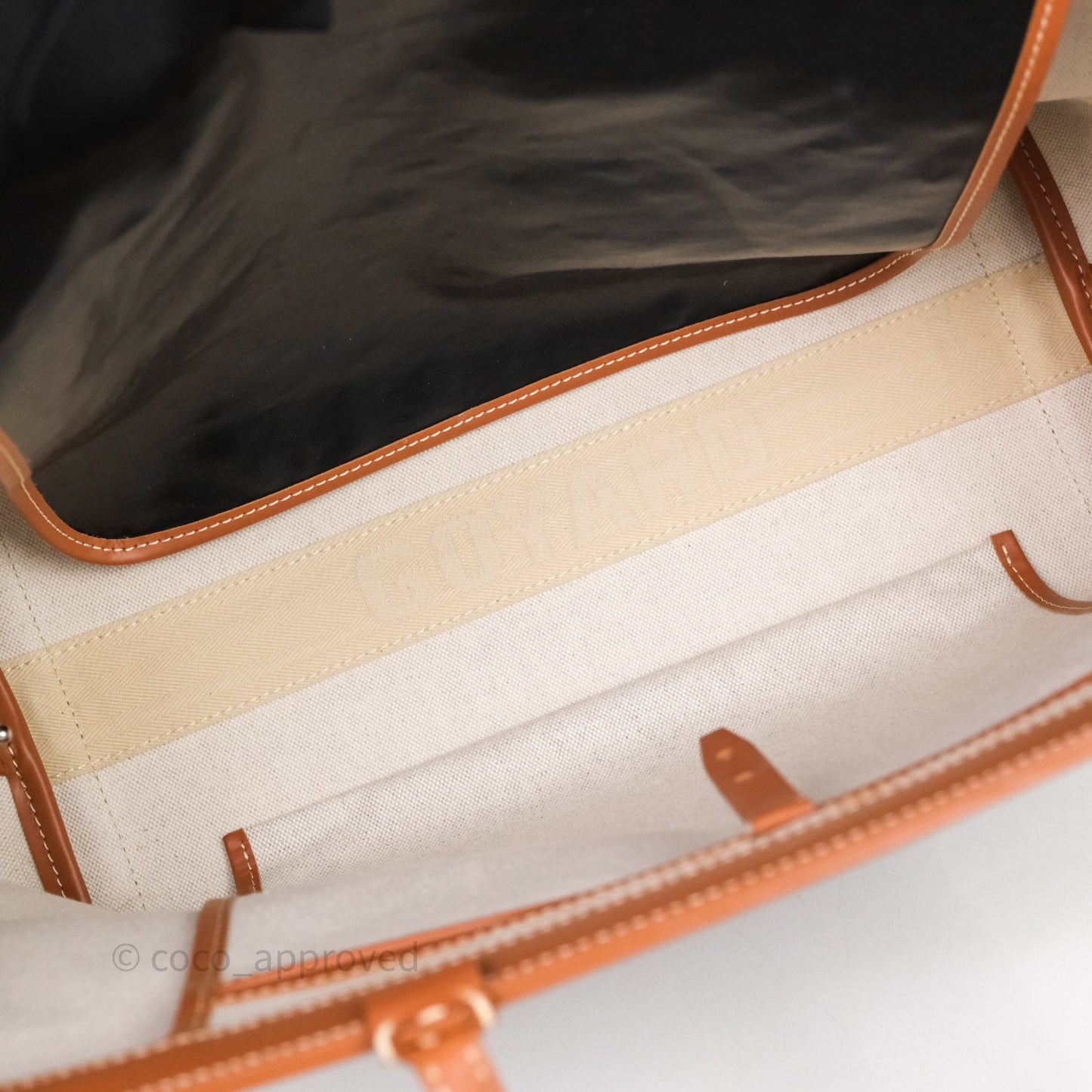 Goyard Goyardine Bellechasse PM Tan