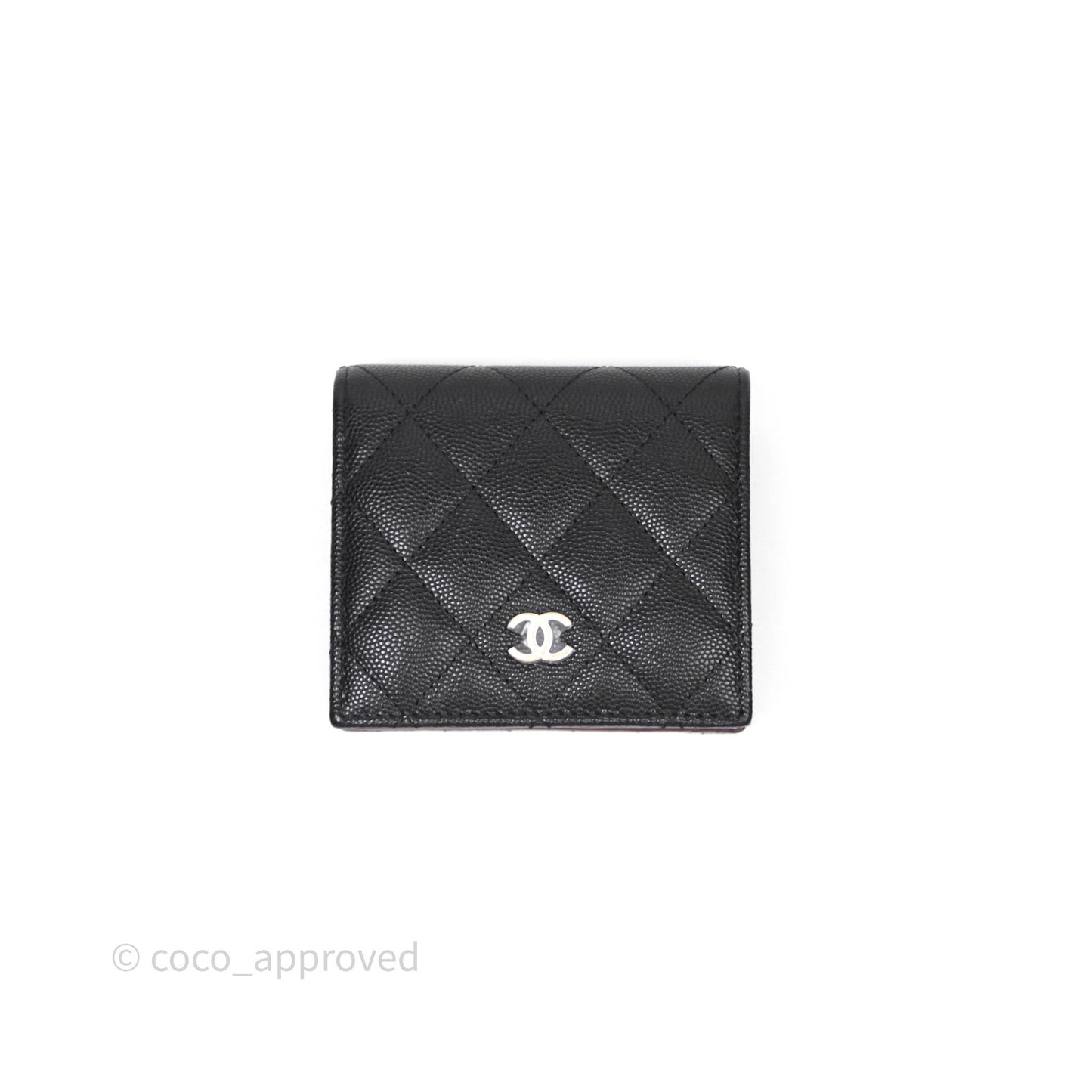 Chanel CC Wallet Black Caviar Gold Hardware