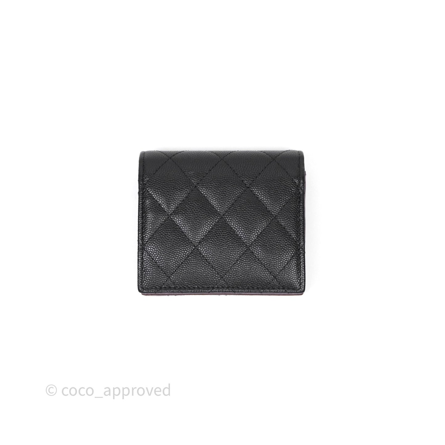 Chanel CC Wallet Black Caviar Gold Hardware