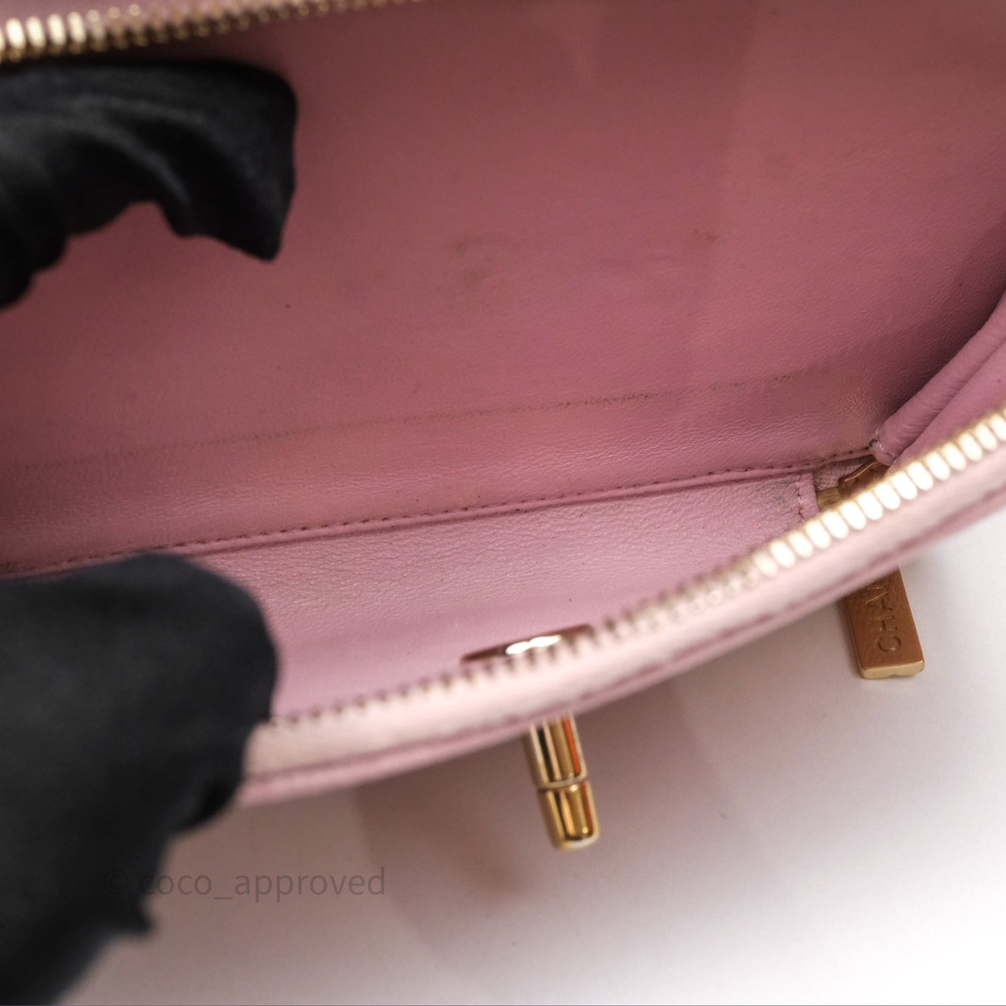 Chanel Quilted Medium Business Affinity Flap Pink Caviar Gold Hardware