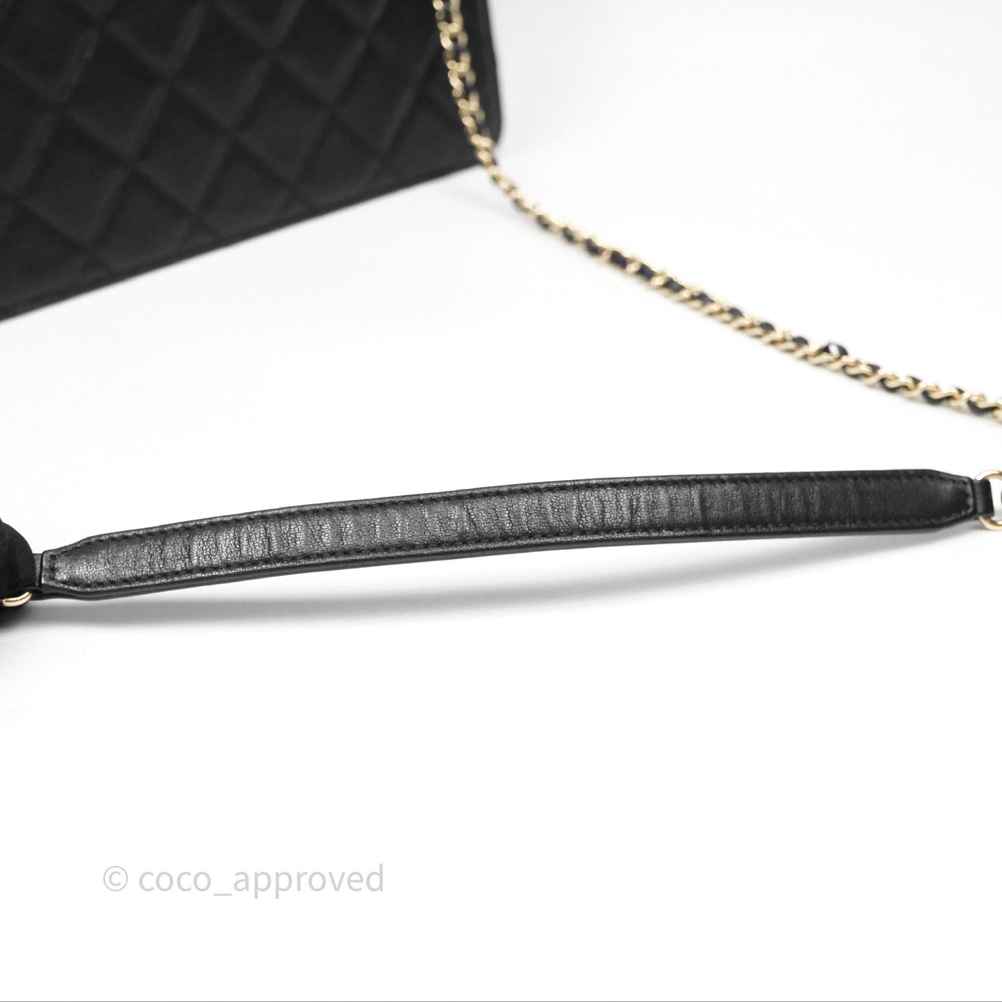 Chanel Beauty Lock Flap Bag Black Calfskin Gold Hardware