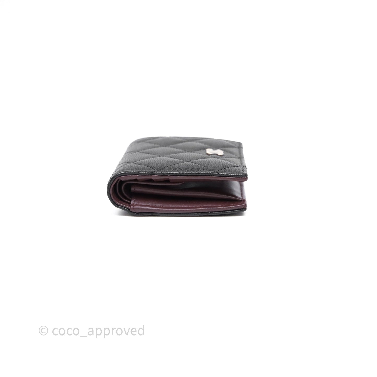Chanel CC Wallet Black Caviar Gold Hardware