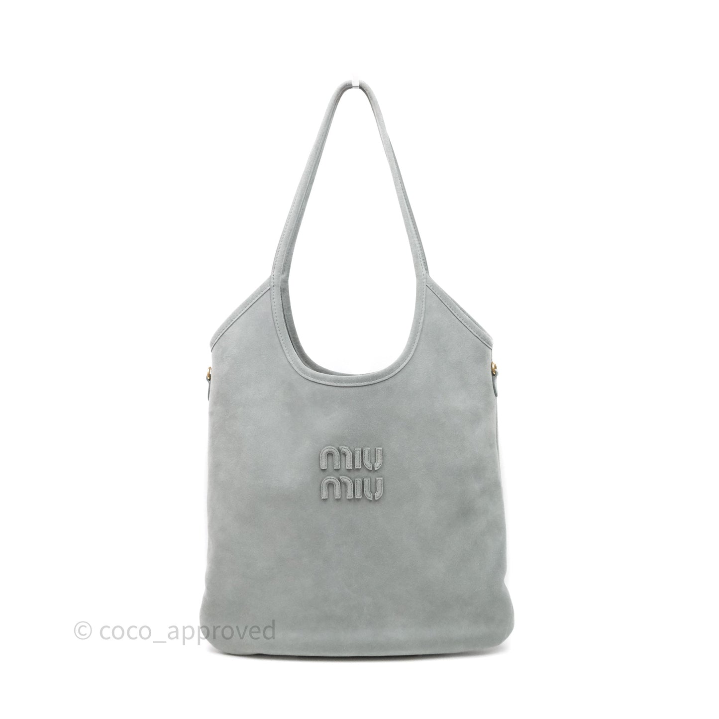 Miu Miu Ivy Green Suede Bag