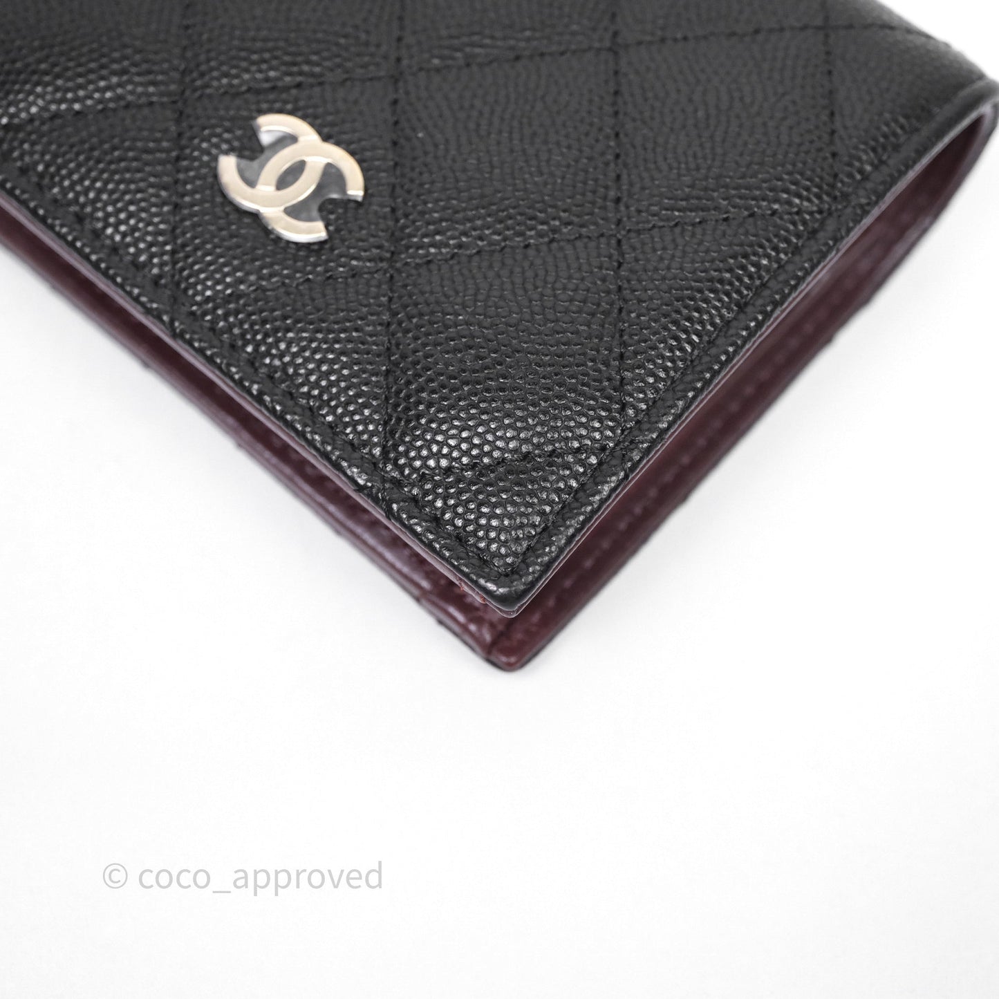 Chanel CC Wallet Black Caviar Gold Hardware