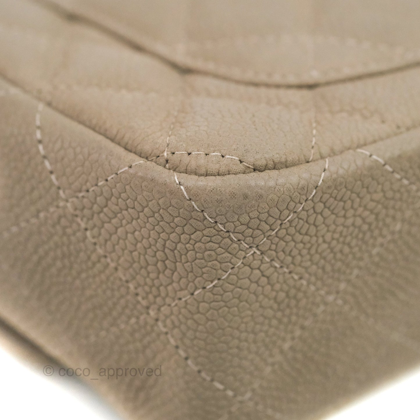 Chanel Quilted Mini Rectangular Flap Matte Earthy Grey Caviar Silver Hardware