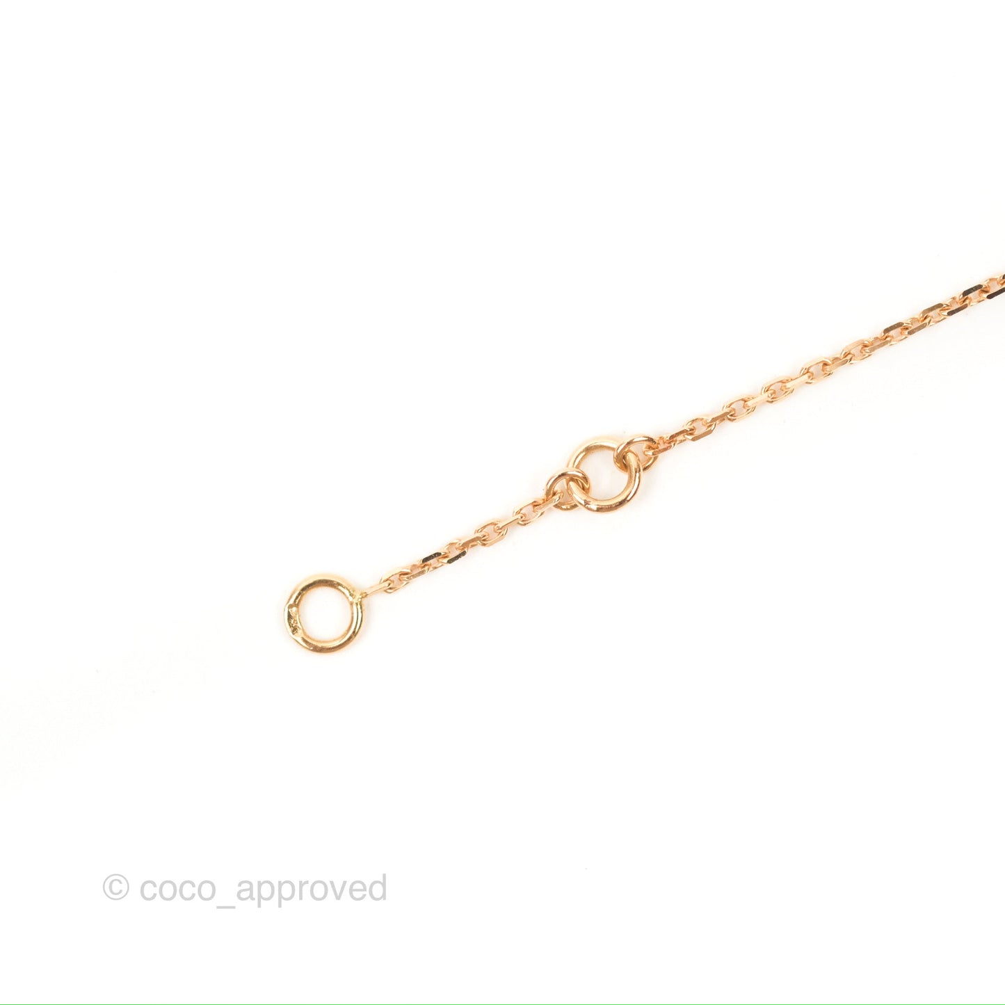 Van Cleef & Arpels Sweet Alhambra 1 Motif Bracelet Rose Gold