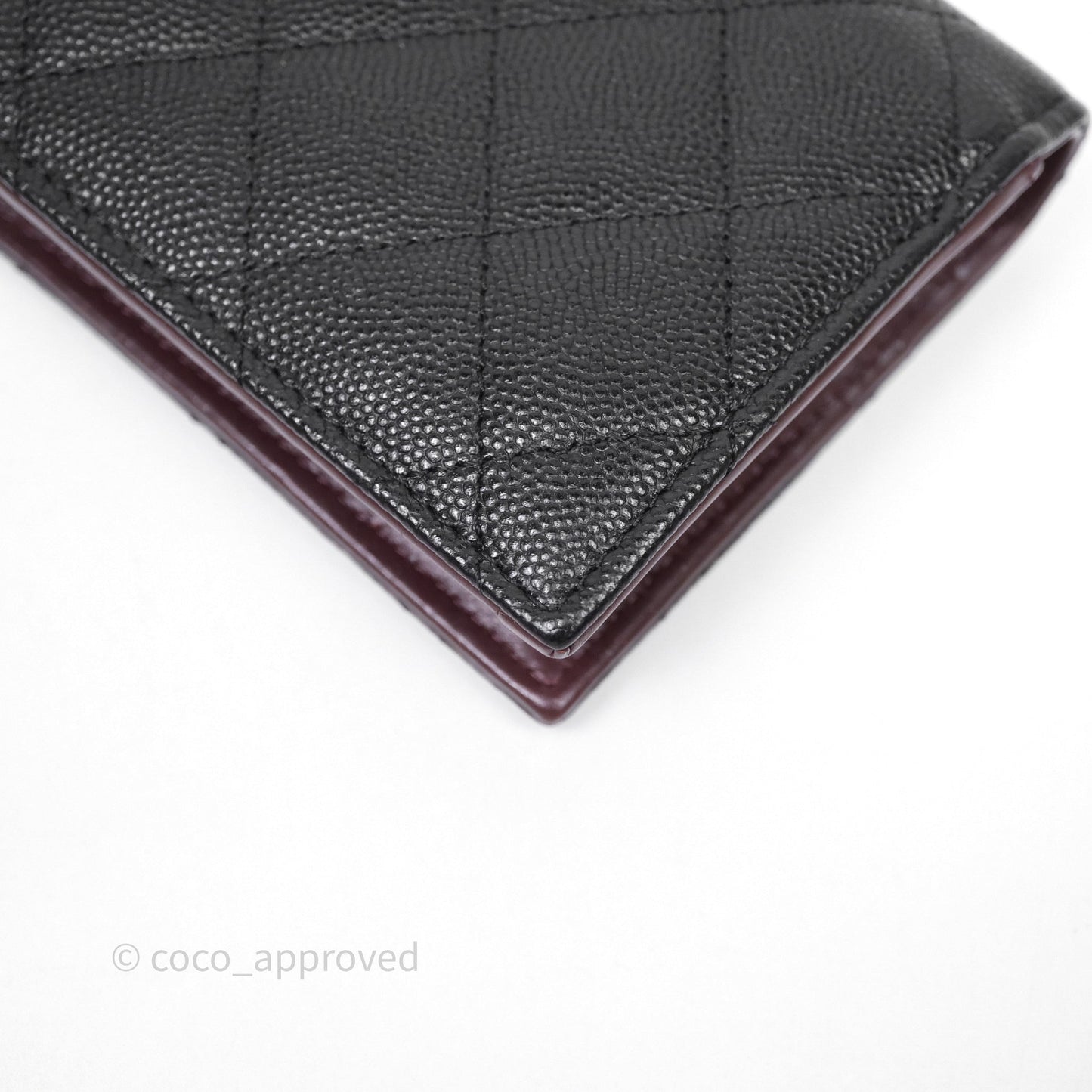 Chanel CC Wallet Black Caviar Gold Hardware
