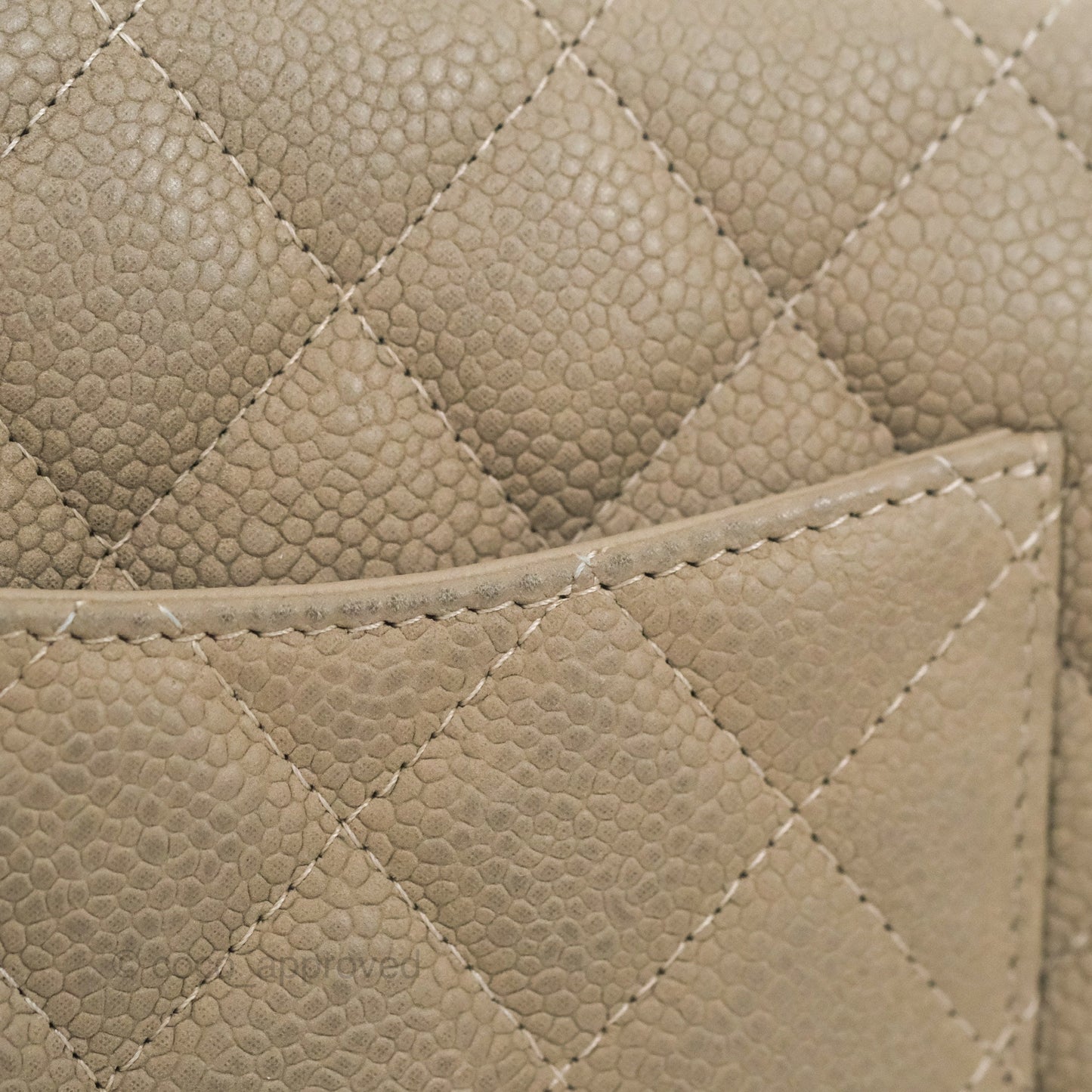 Chanel Quilted Mini Rectangular Flap Matte Earthy Grey Caviar Silver Hardware