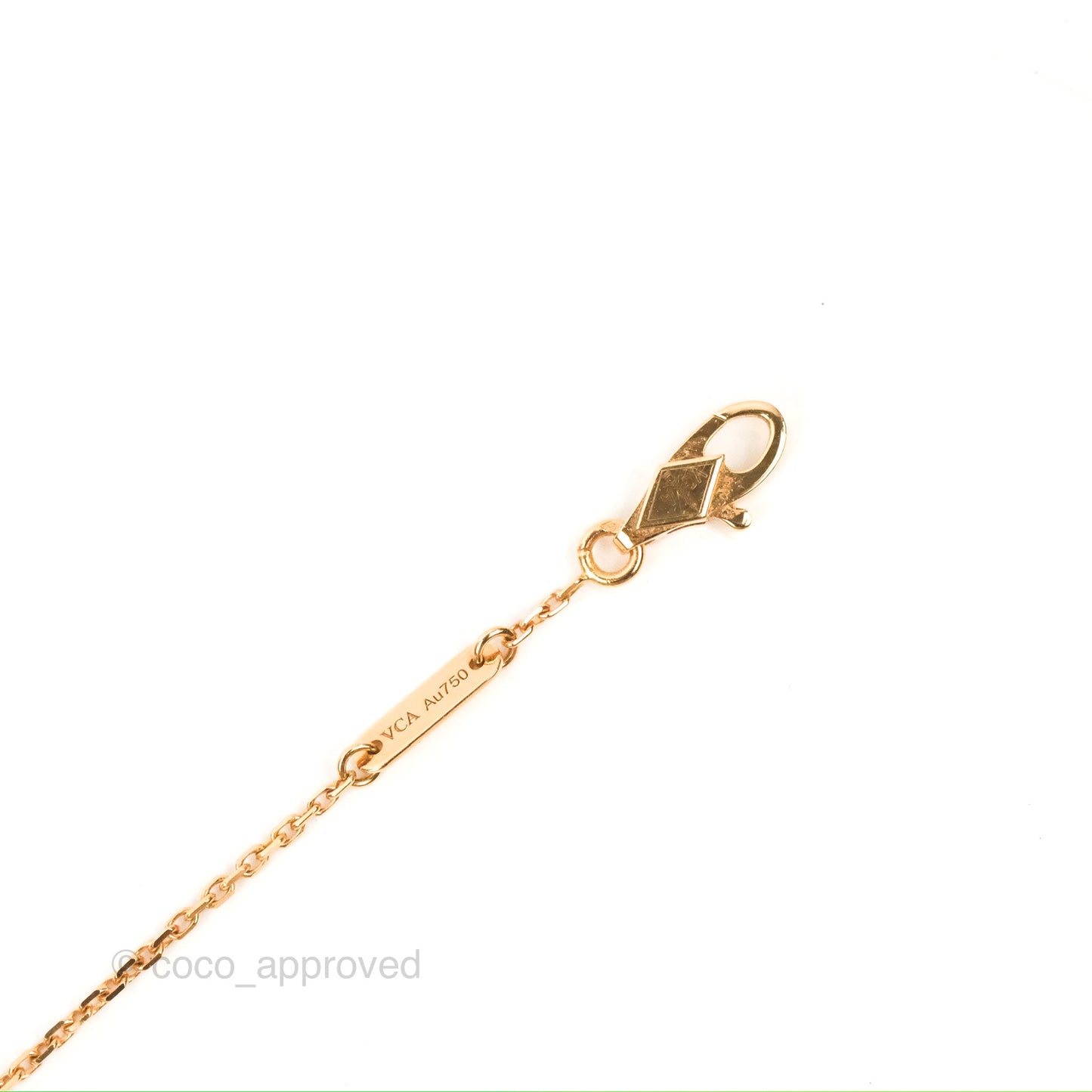 Van Cleef & Arpels Sweet Alhambra 1 Motif Bracelet Rose Gold