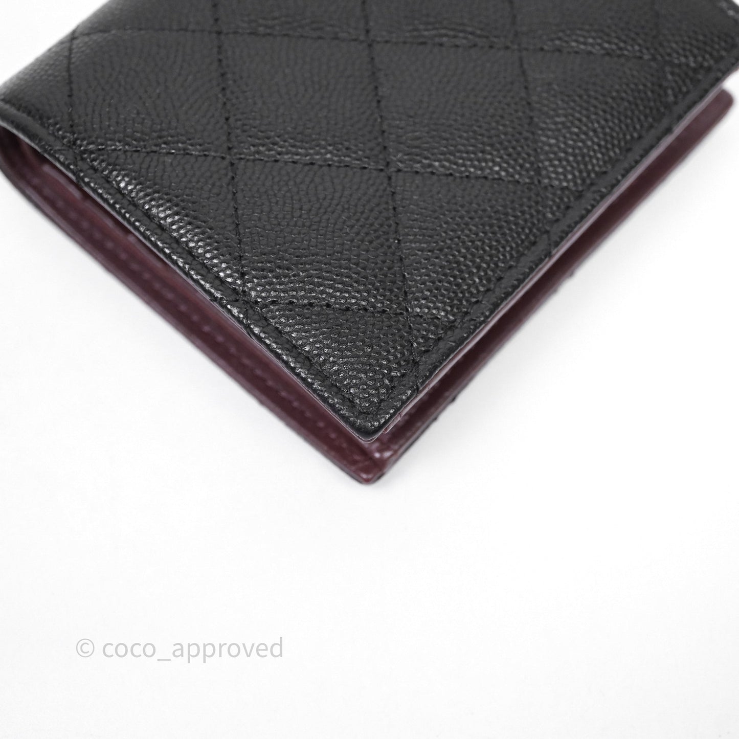 Chanel CC Wallet Black Caviar Gold Hardware