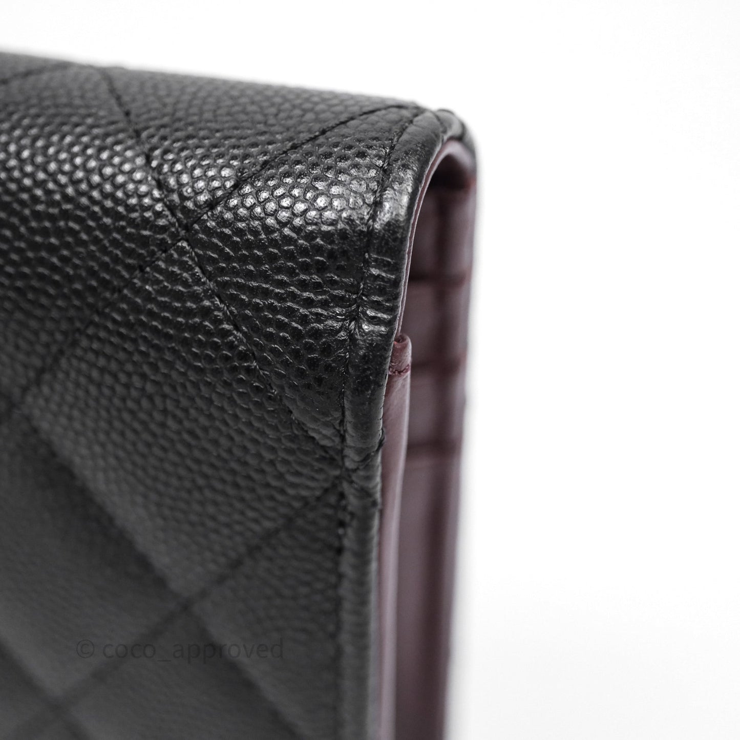 Chanel CC Wallet Black Caviar Gold Hardware