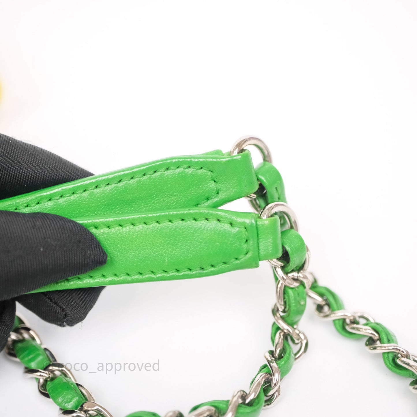 Chanel Coco Splash Flap Bag PVC Lambskin Pink/Yellow/Green Silver Hardware