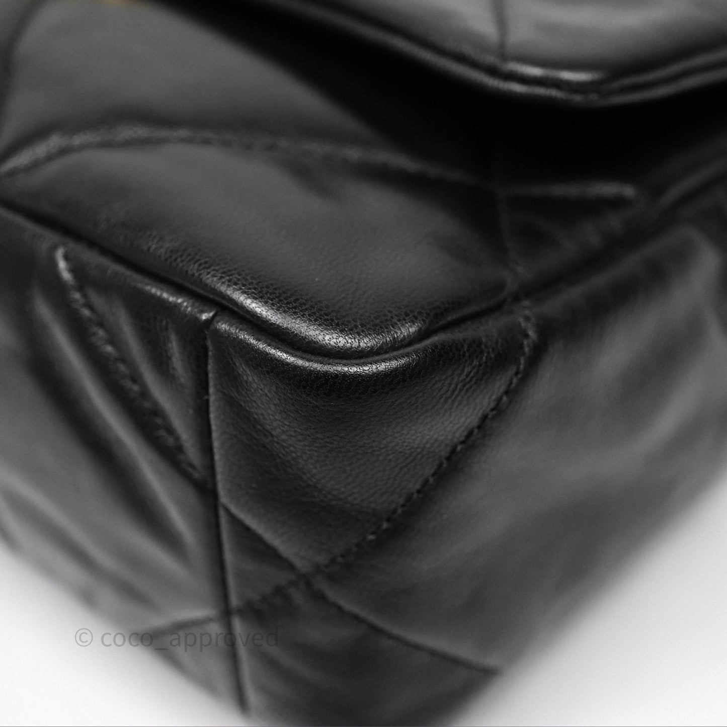 Chanel 19 Small Black Goatskin Mixed Hardware