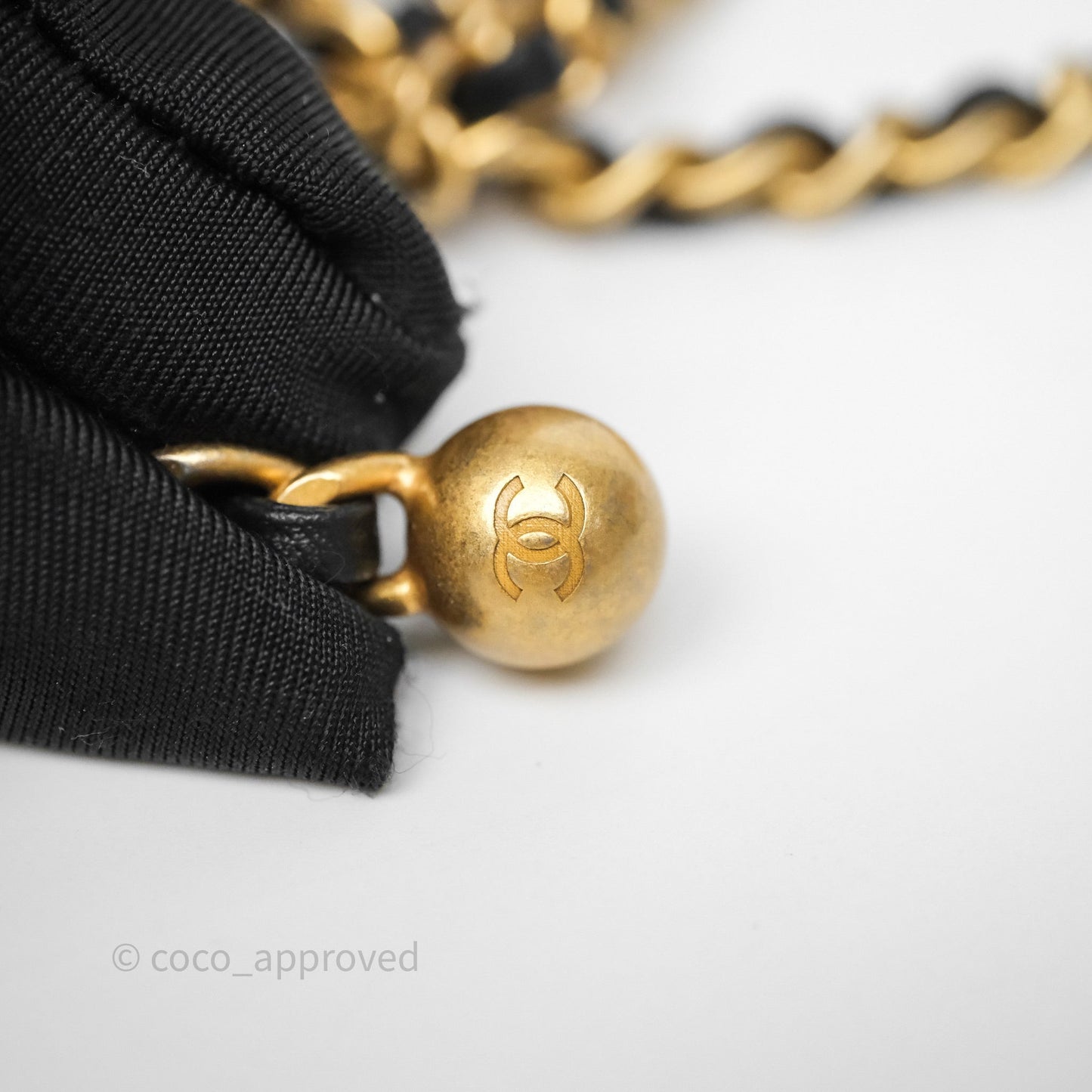 Chanel Pearl Crush Mini Square Pink/ White/ Black Tweed Aged Gold Hardware