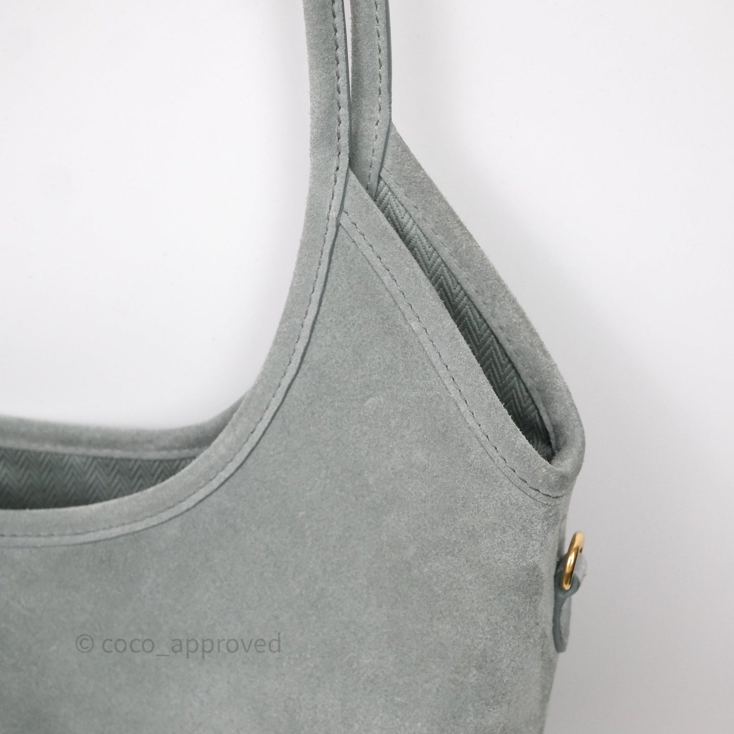 Miu Miu Ivy Green Suede Bag