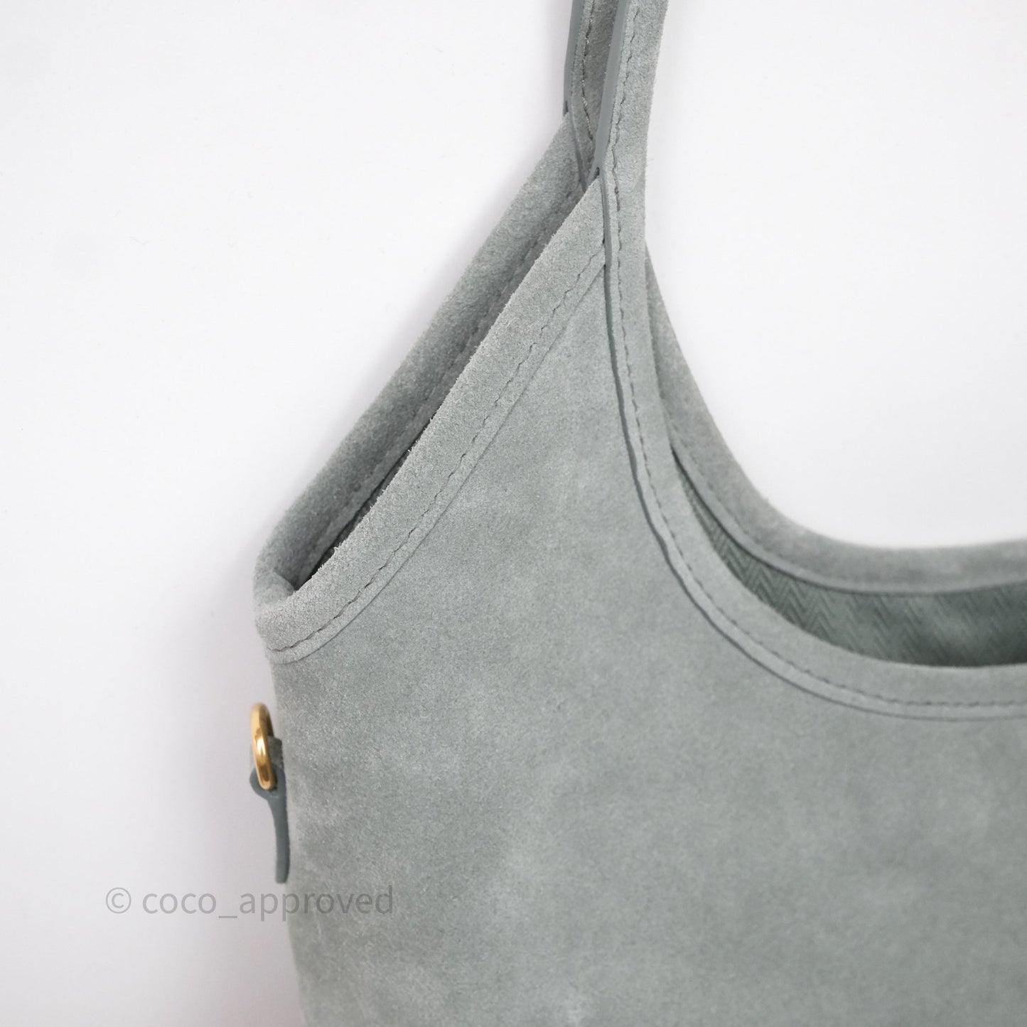 Miu Miu Ivy Green Suede Bag