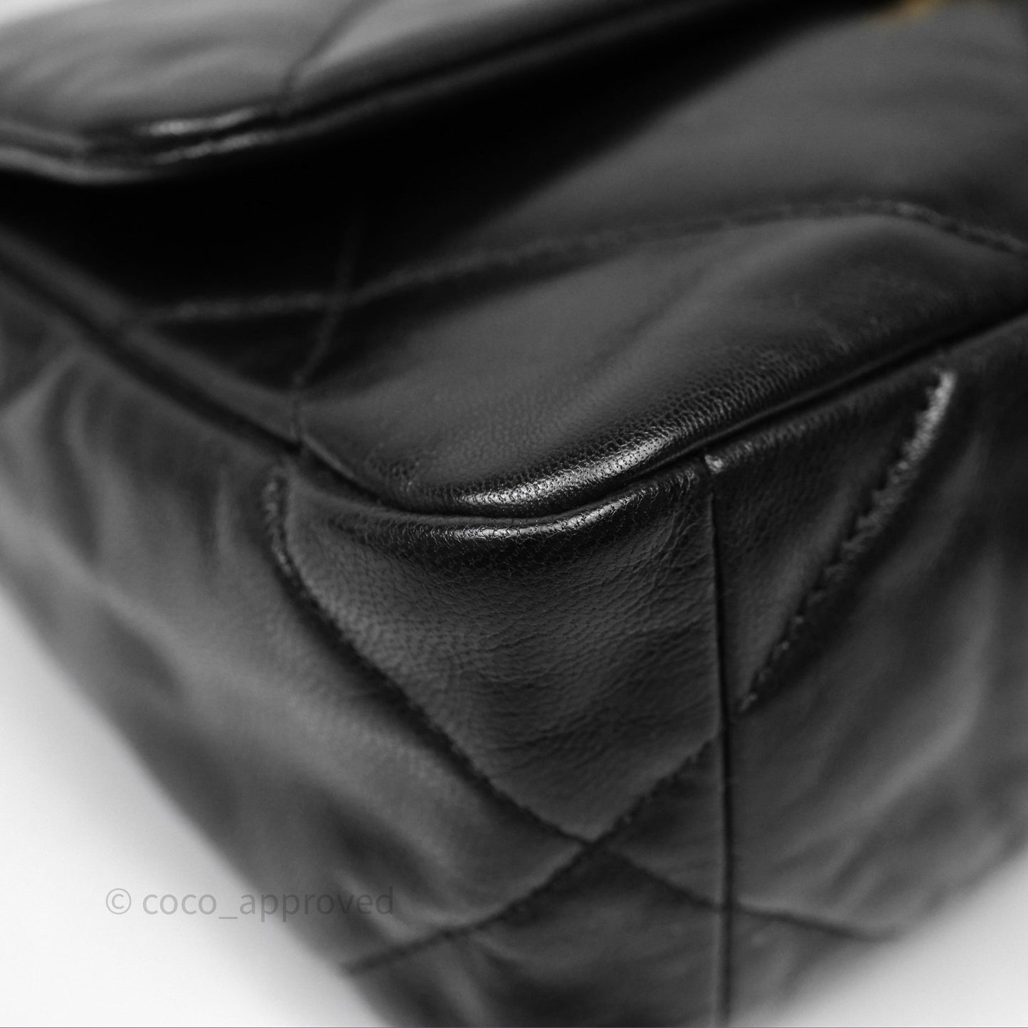 Chanel 19 Small Black Goatskin Mixed Hardware