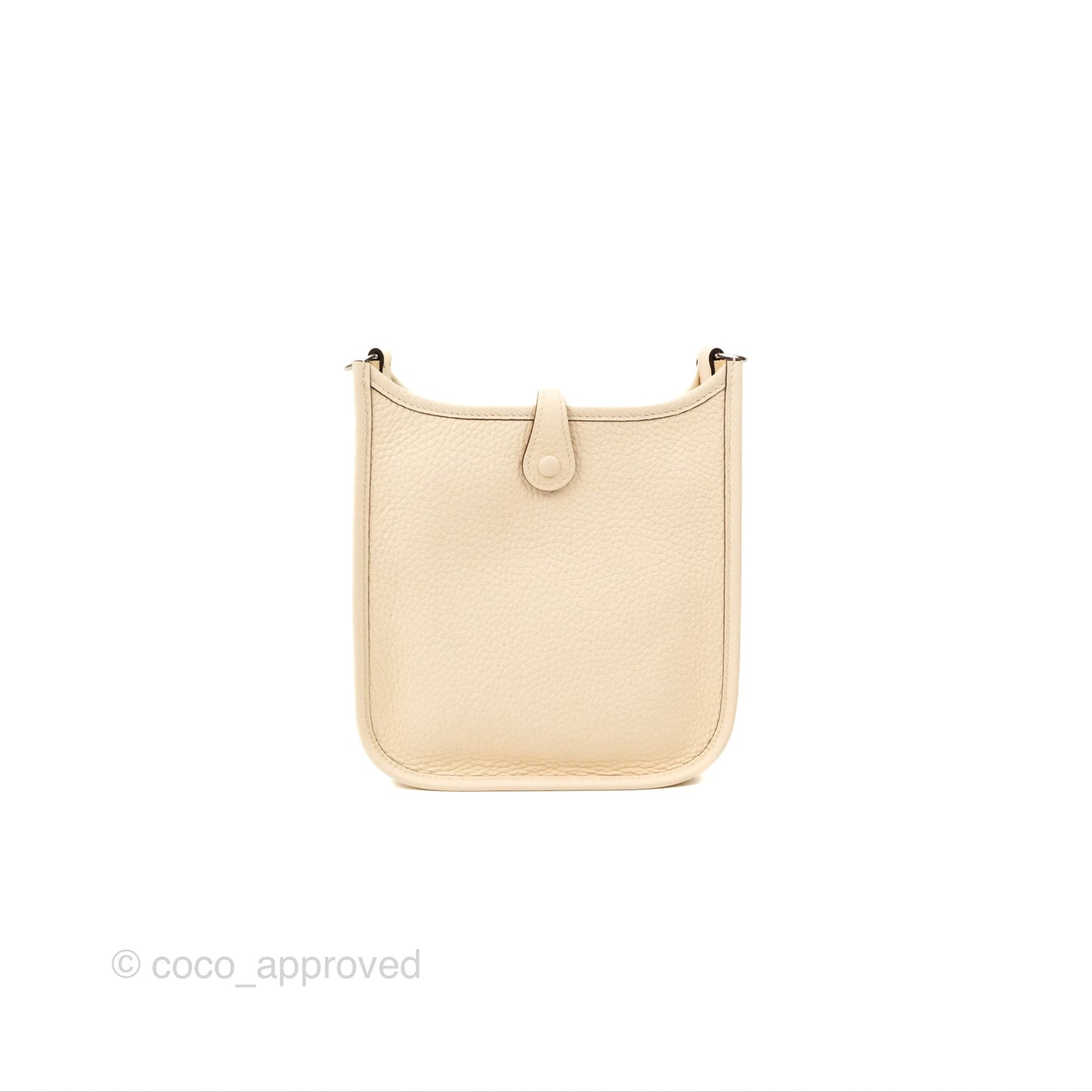 Hermès Mini Evelyne 16 Nata Clemence Palladium Hardware