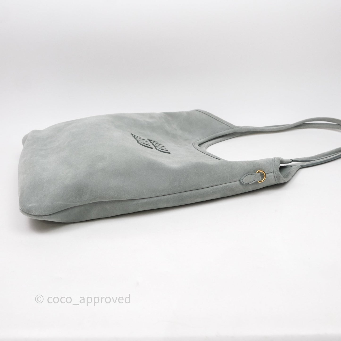 Miu Miu Ivy Green Suede Bag