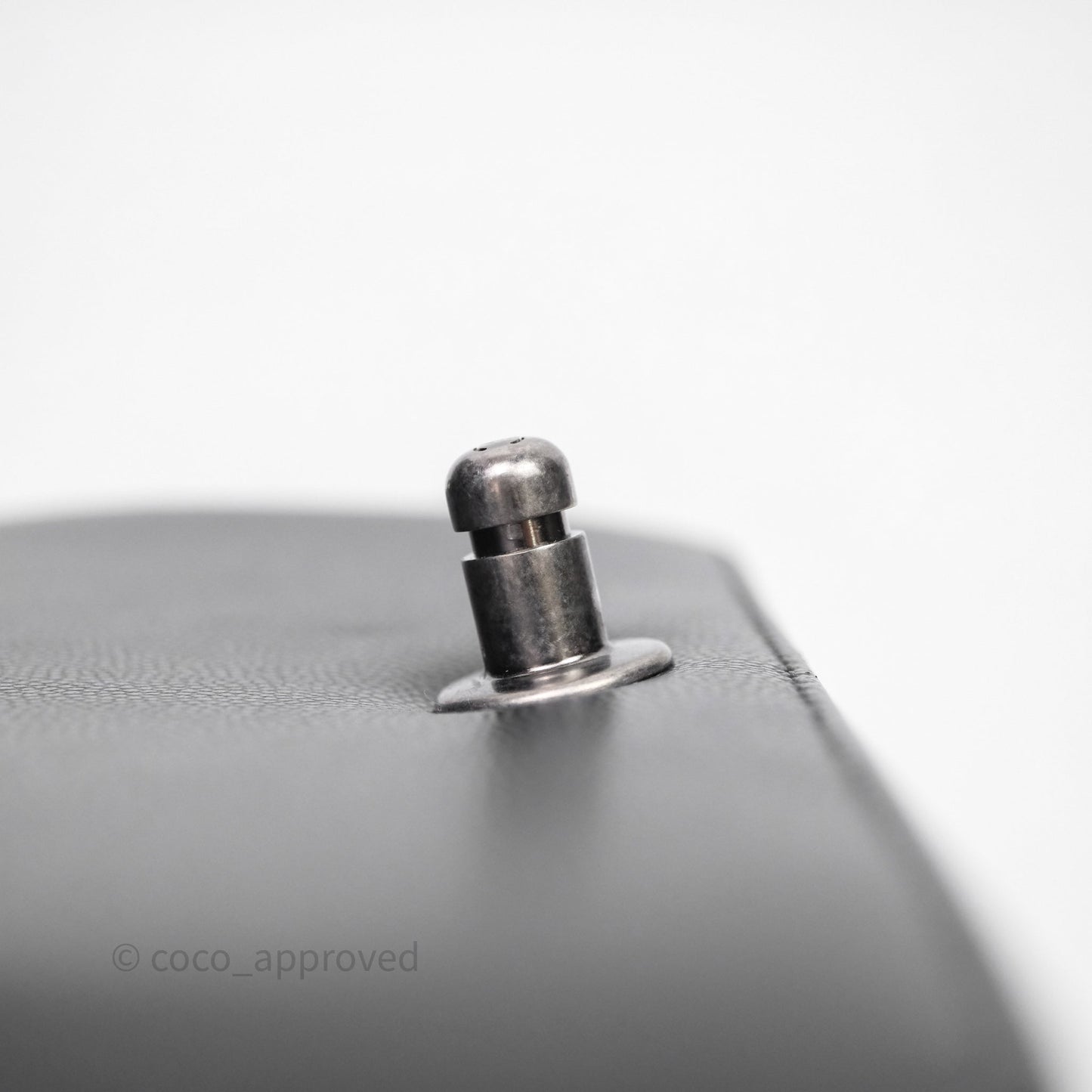 Chanel Small Boy Quilted Black Caviar Ruthenium Hardware