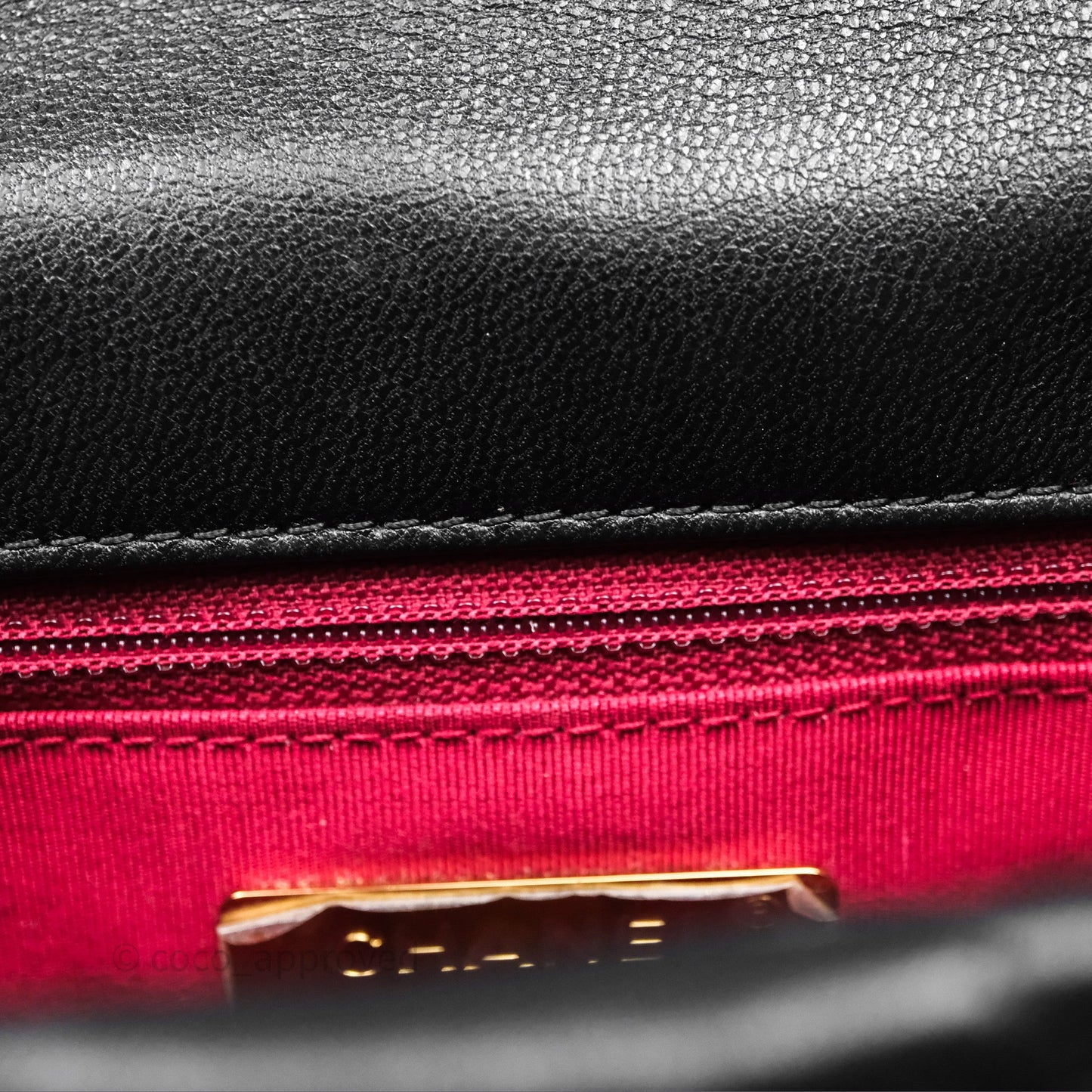 Chanel 19 Small Black Goatskin Mixed Hardware