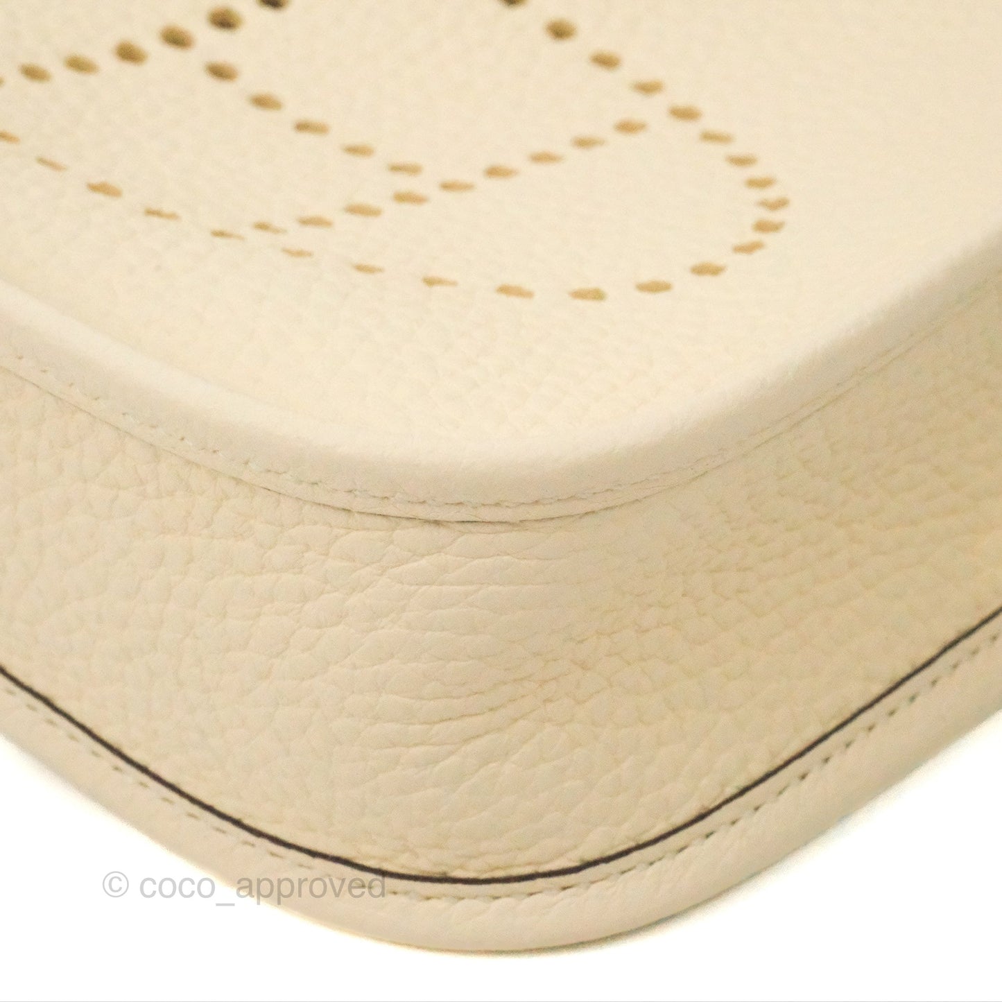 Hermès Mini Evelyne 16 Nata Clemence Palladium Hardware