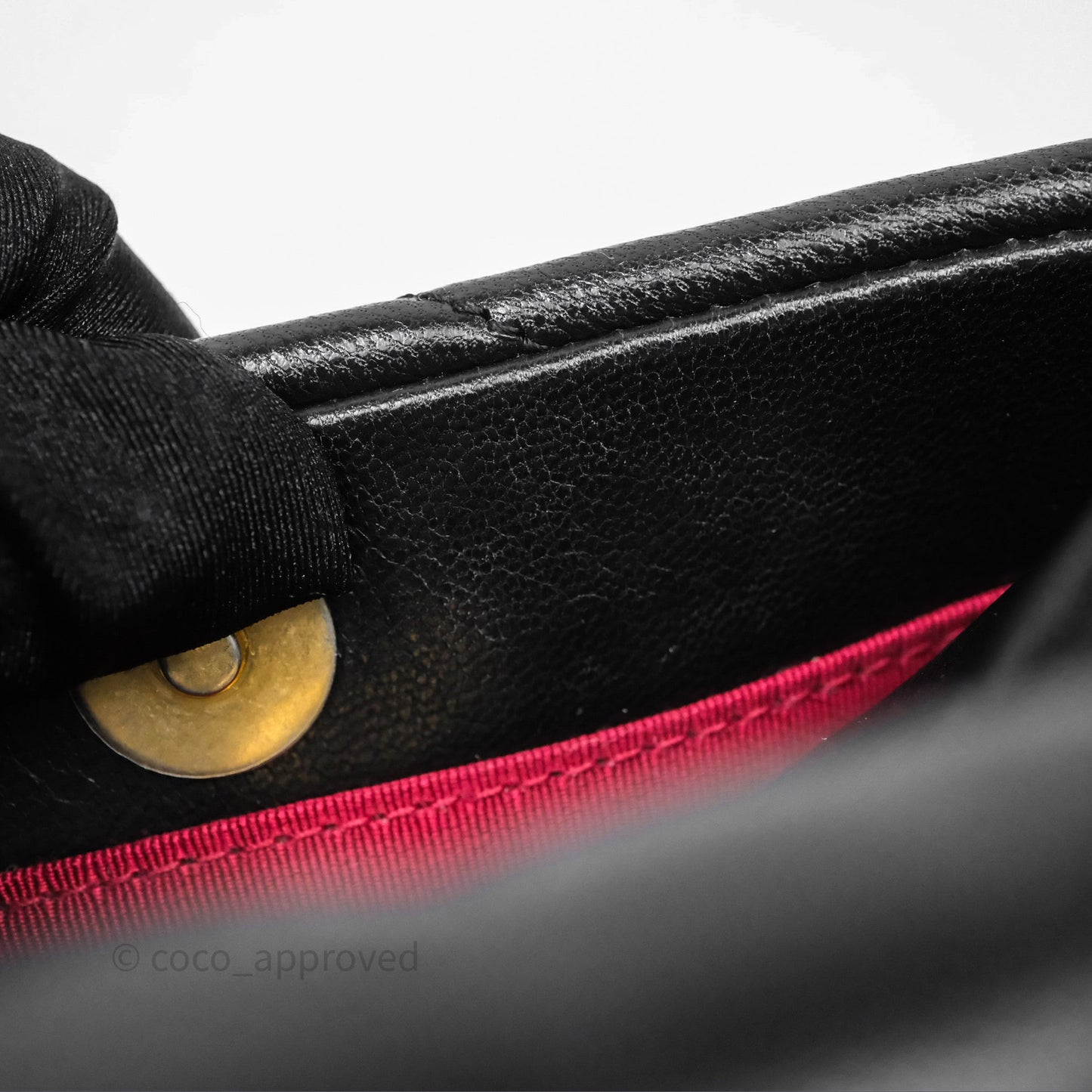 Chanel 19 Small Black Goatskin Mixed Hardware