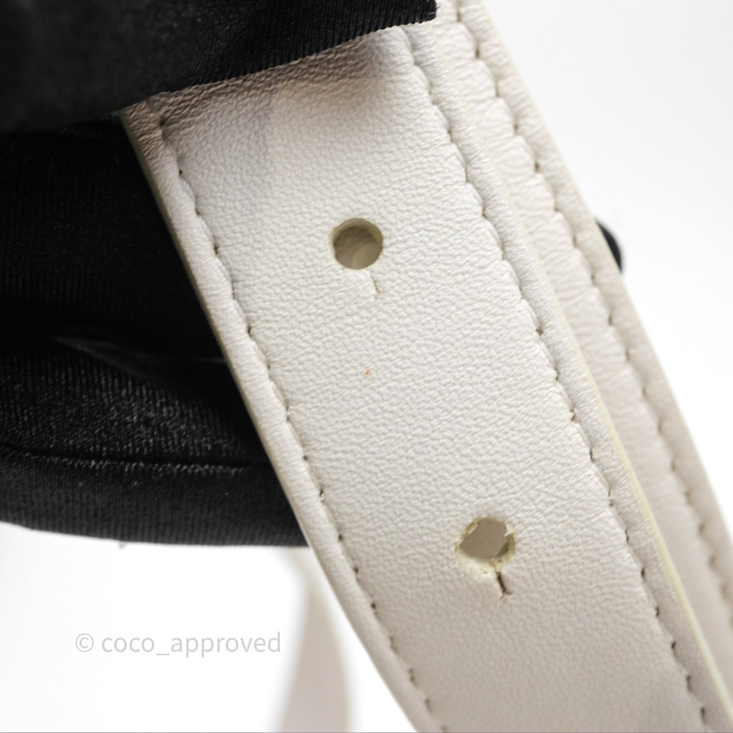 Bottega Veneta Cassette Belt Bag Intreccio White