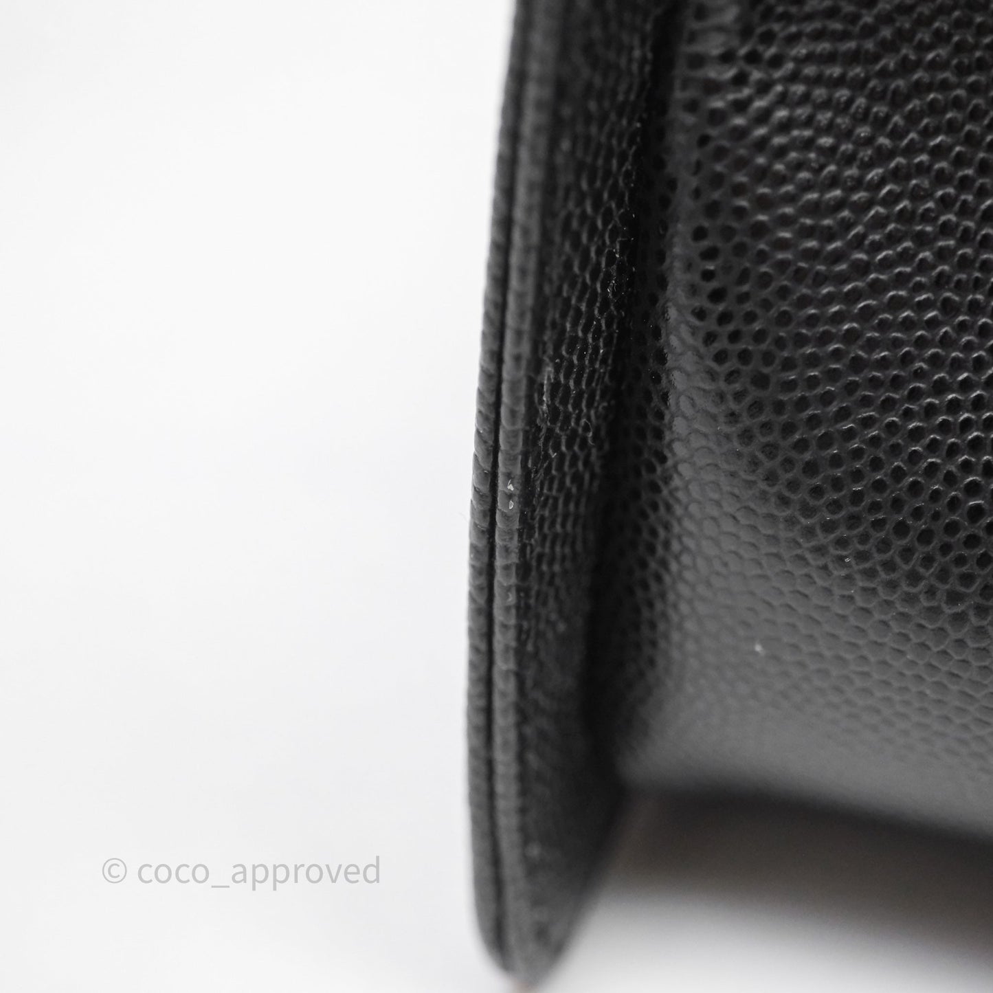 Chanel Small Boy Quilted Black Caviar Ruthenium Hardware