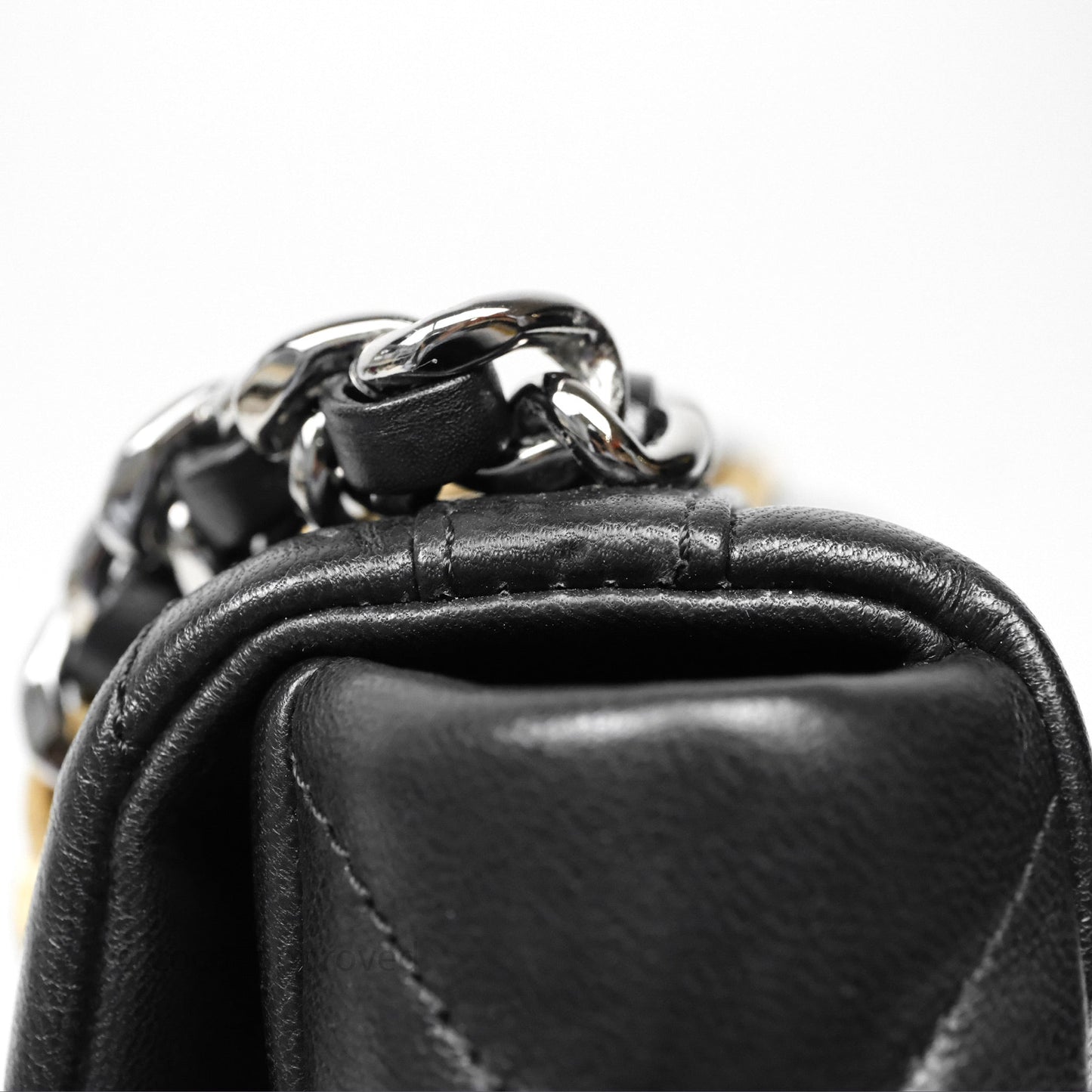 Chanel 19 Small Black Goatskin Mixed Hardware
