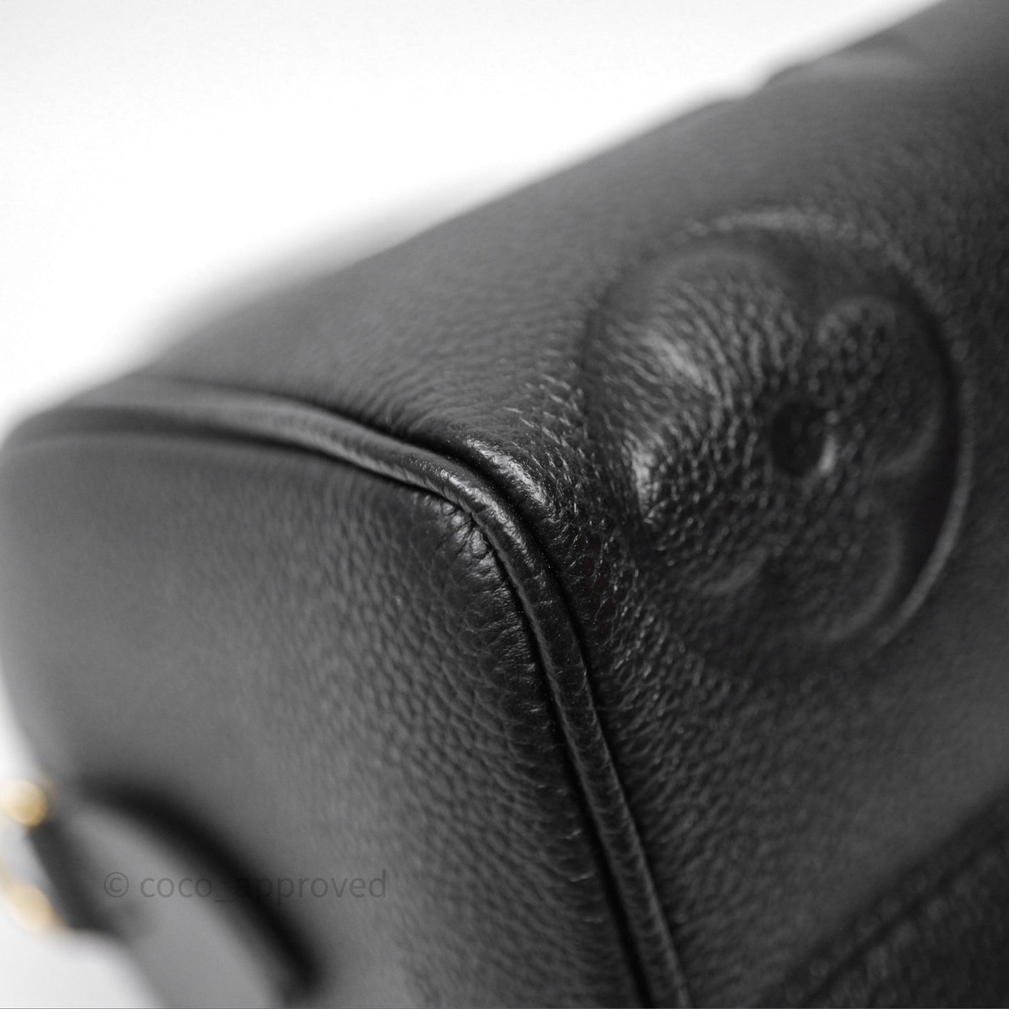 Louis Vuitton Speedy Bandoulière 20 Monogram Empreinte Black