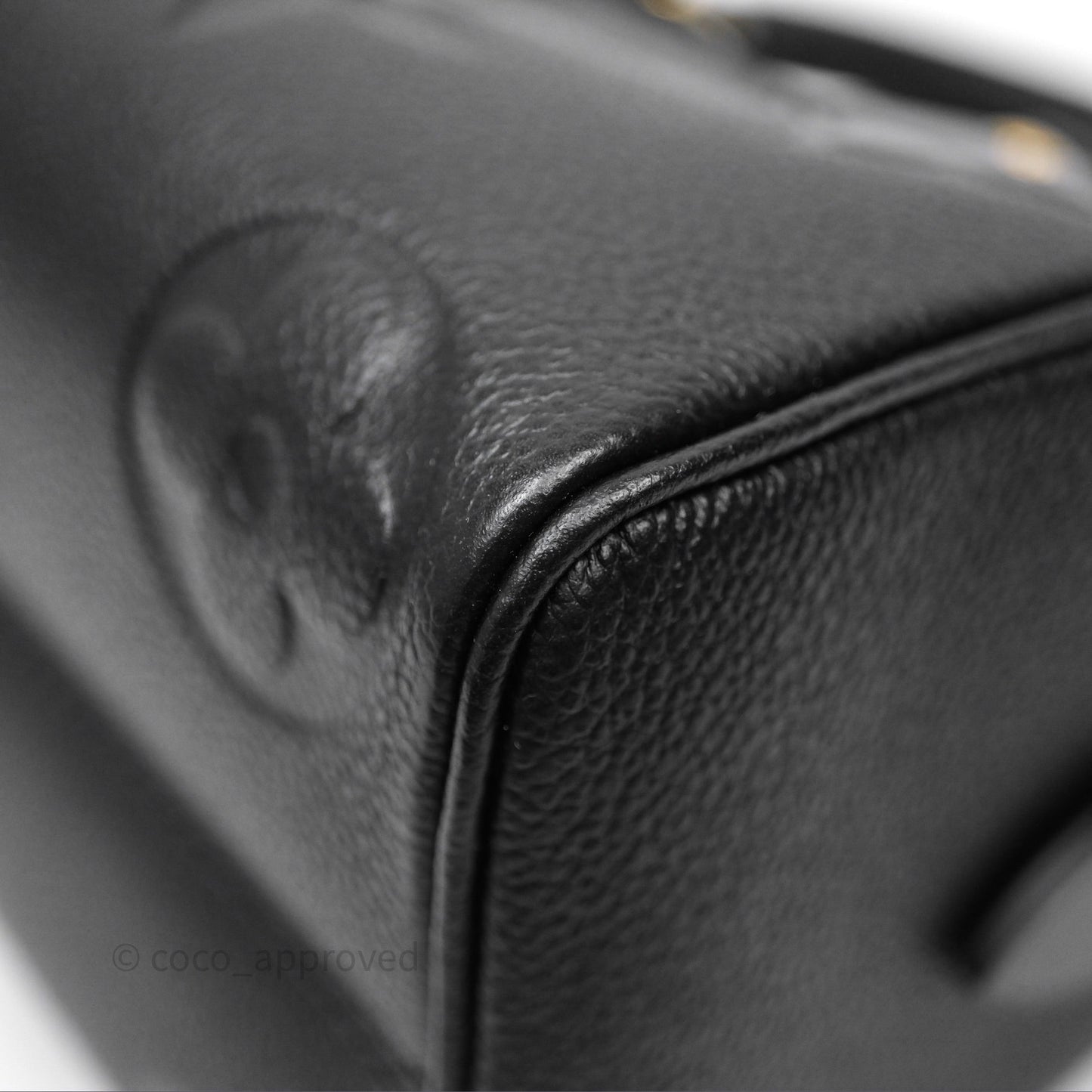 Louis Vuitton Speedy Bandoulière 20 Monogram Empreinte Black