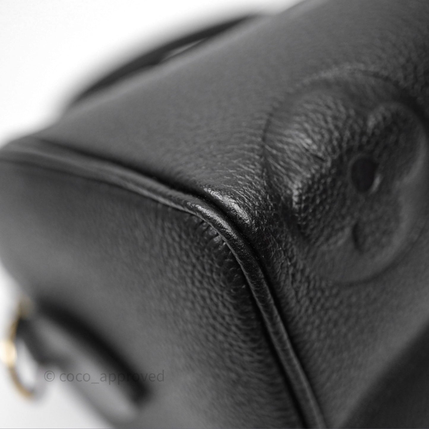 Louis Vuitton Speedy Bandoulière 20 Monogram Empreinte Black