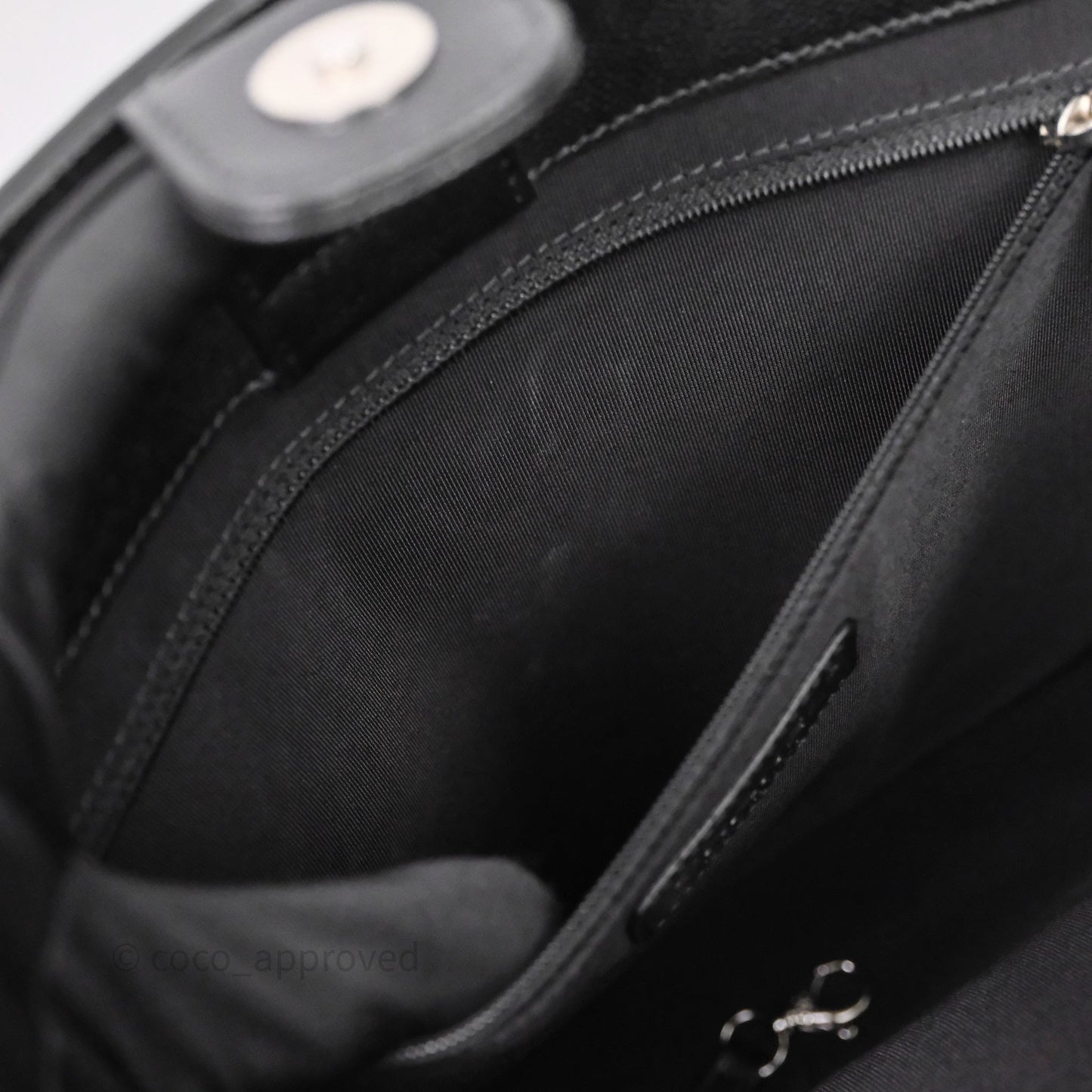 Chanel So Black Quilted Caviar Tote bag