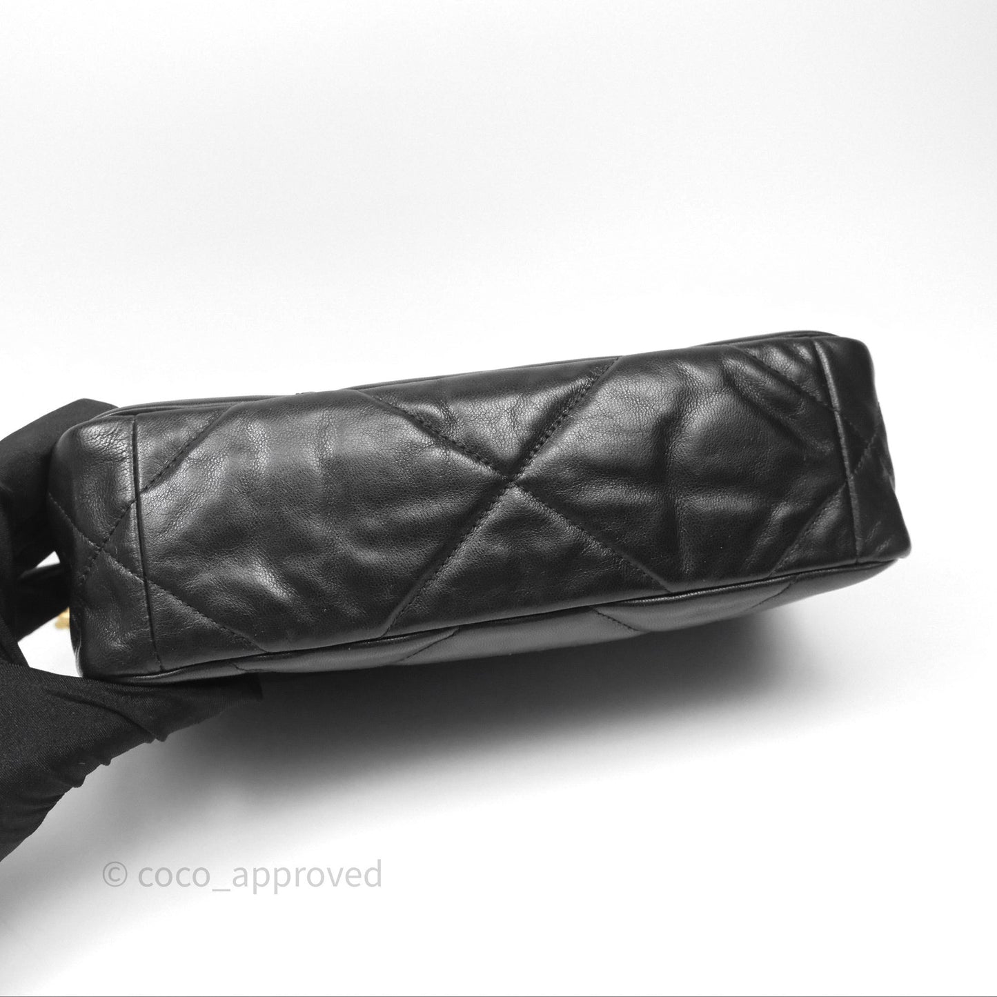 Chanel 19 Small Black Goatskin Mixed Hardware