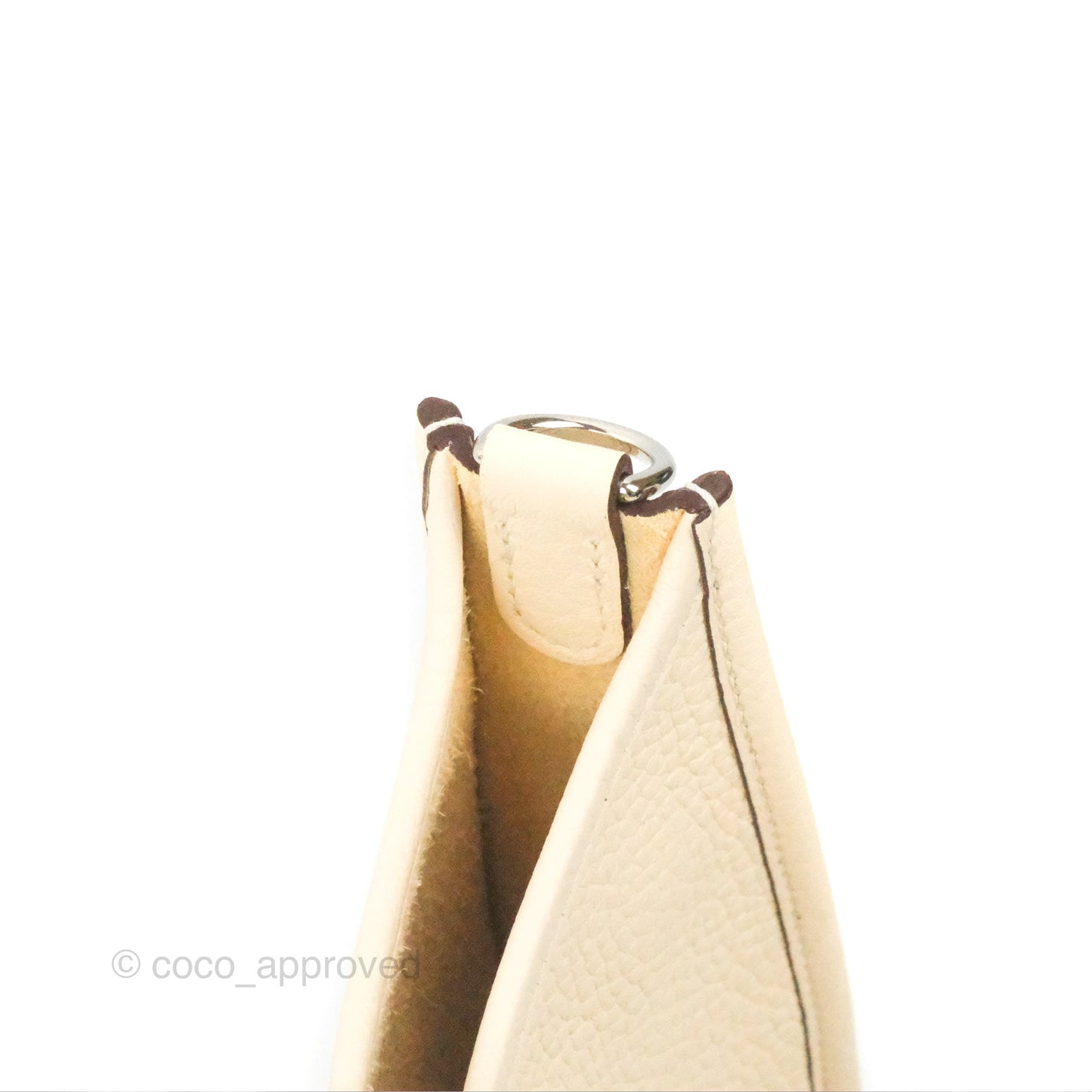 Hermès Mini Evelyne 16 Nata Clemence Palladium Hardware