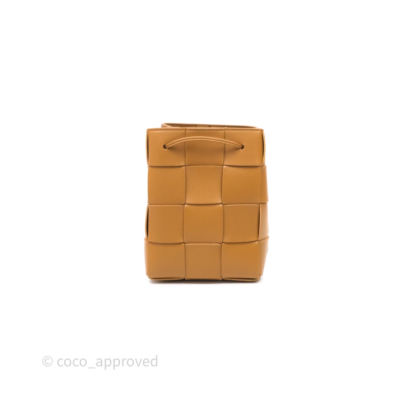 Bottega Veneta Small Cassette Bucket Brown Lambskin Bag