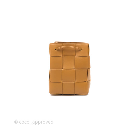 Bottega Veneta Small Cassette Bucket Brown Lambskin Bag