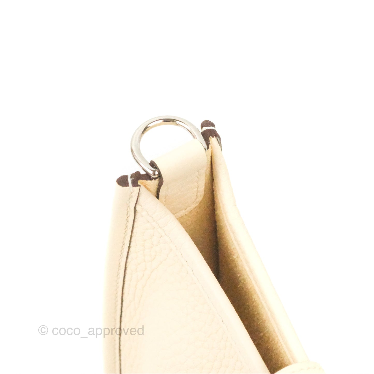 Hermès Mini Evelyne 16 Nata Clemence Palladium Hardware
