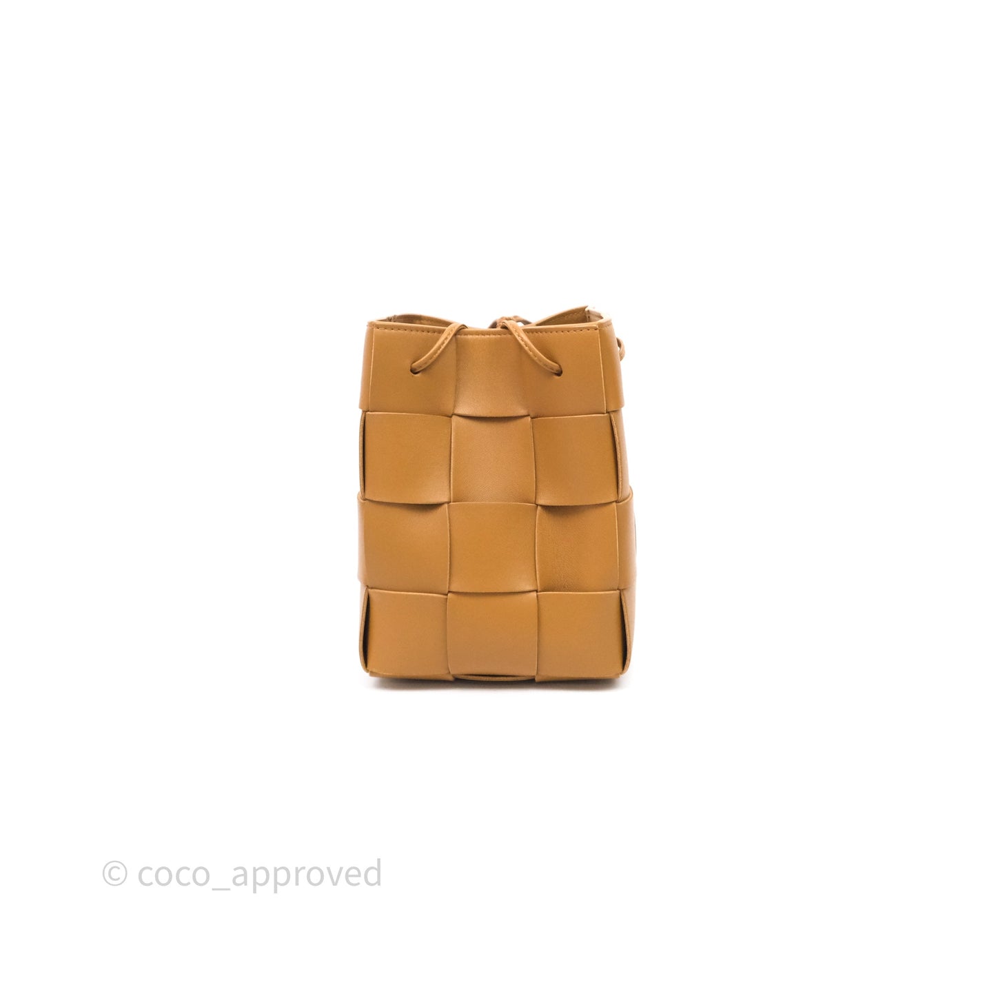 Bottega Veneta Small Cassette Bucket Brown Lambskin Bag