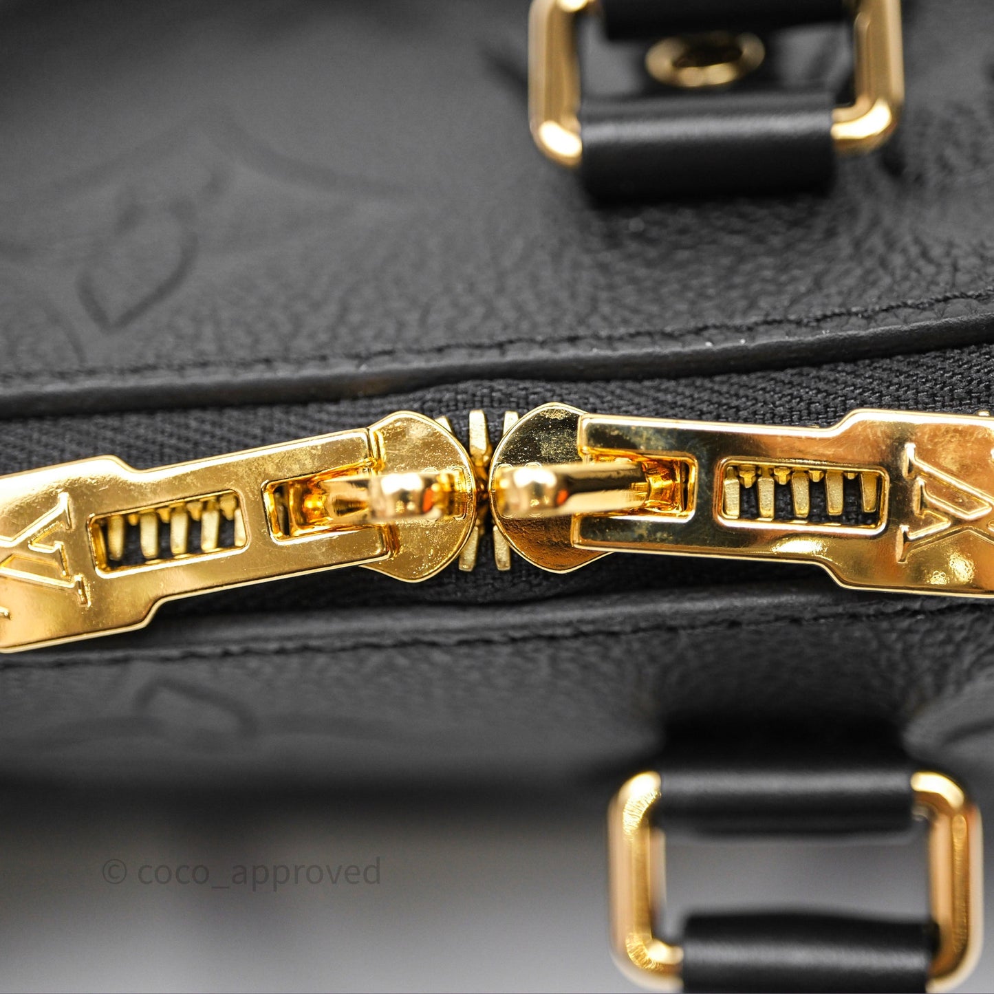 Louis Vuitton Speedy Bandoulière 20 Monogram Empreinte Black