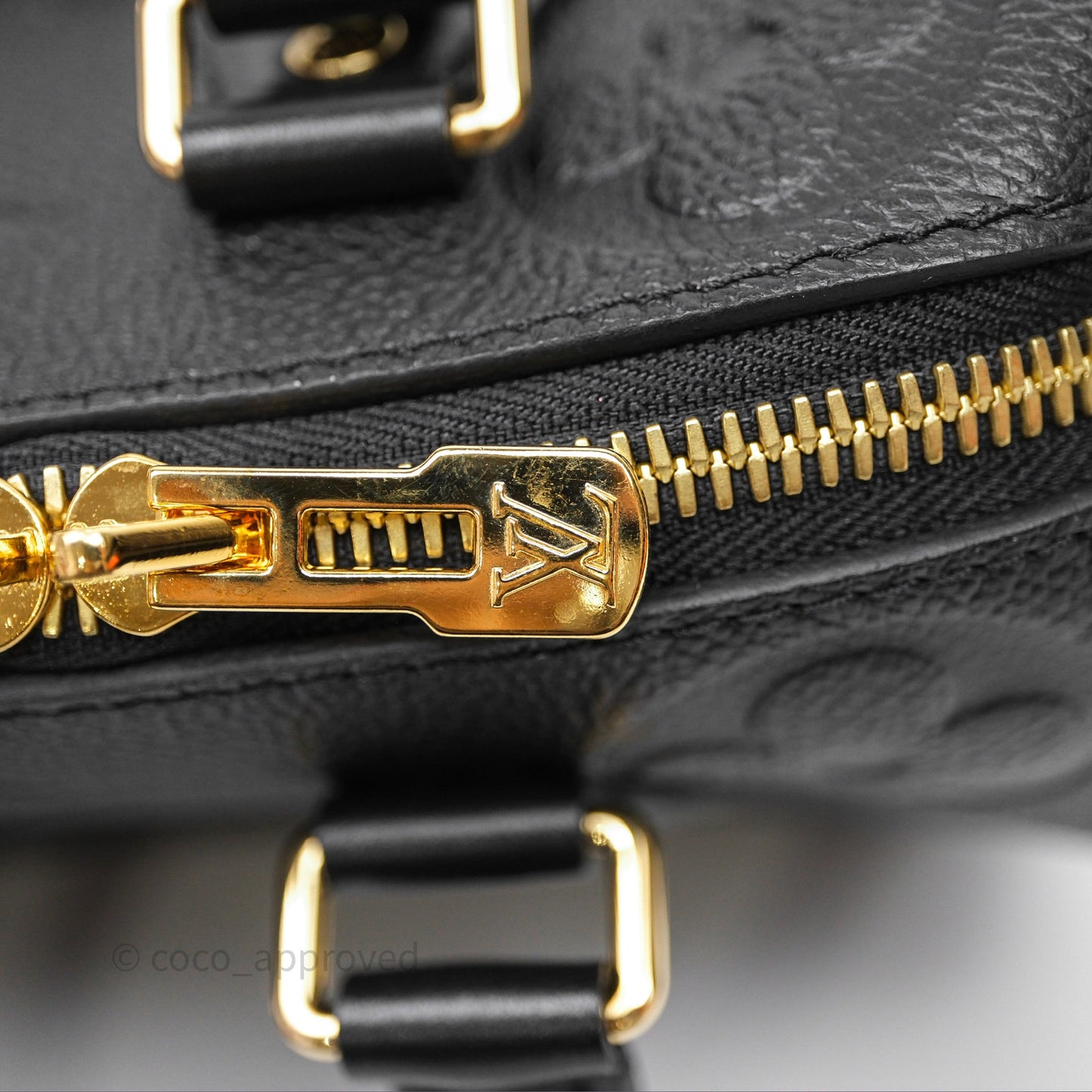 Louis Vuitton Speedy Bandoulière 20 Monogram Empreinte Black