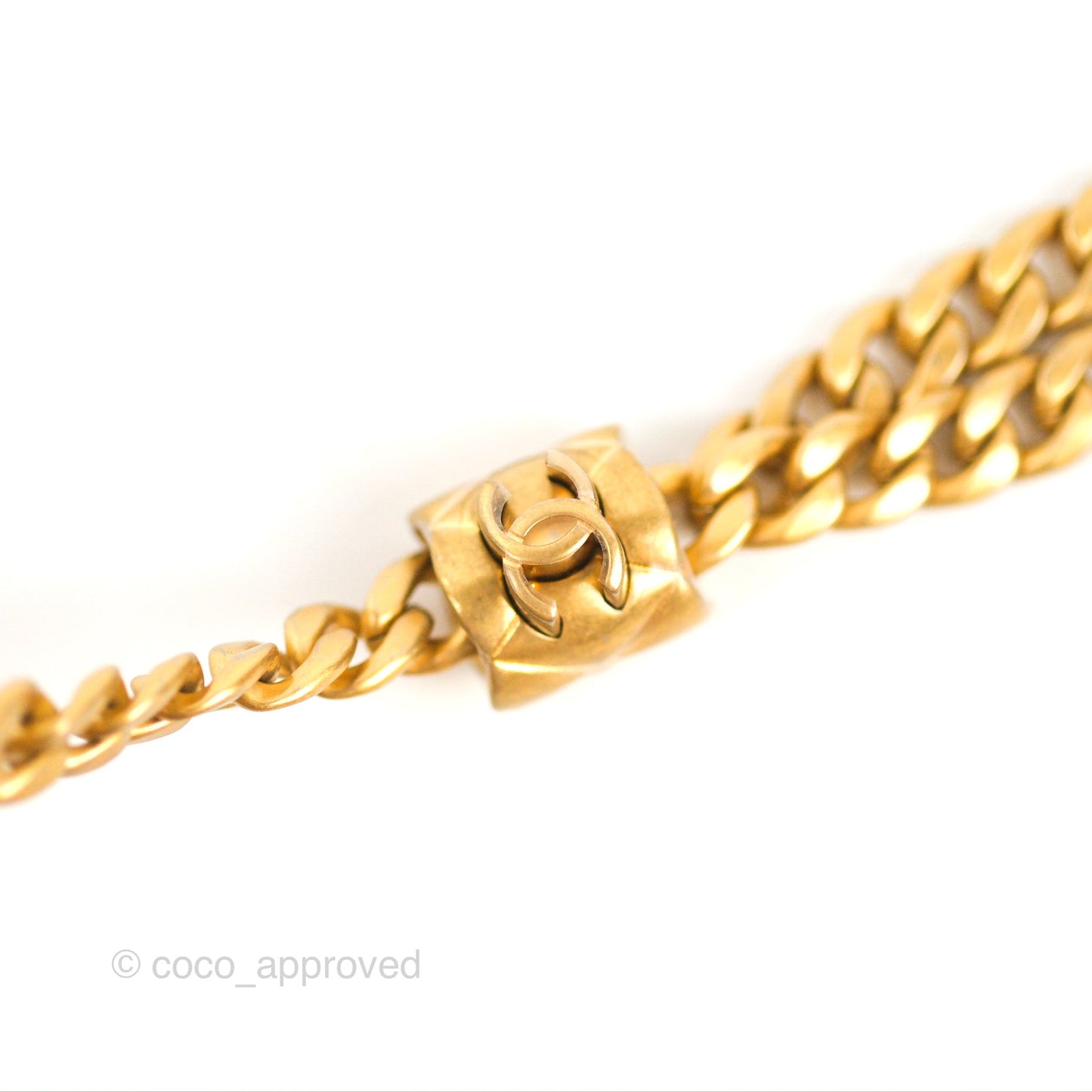 Chanel Quilted Wallet on Chain WOC Adjustable Chain Beige Lambskin Aged Gold Hardware 22K