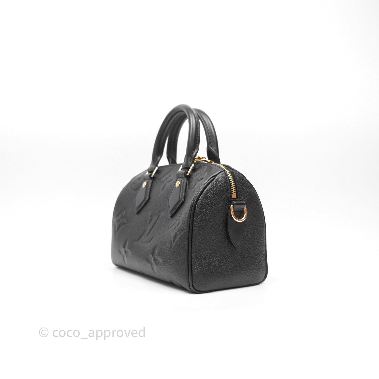Louis Vuitton Speedy Bandoulière 20 Monogram Empreinte Black