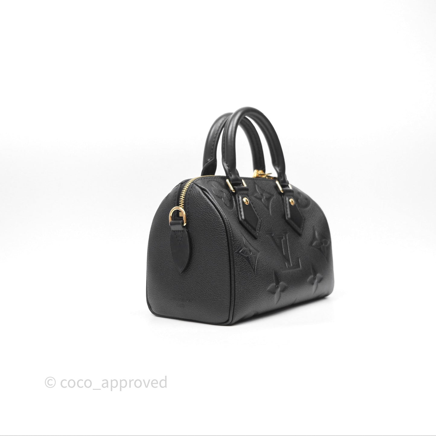 Louis Vuitton Speedy Bandoulière 20 Monogram Empreinte Black